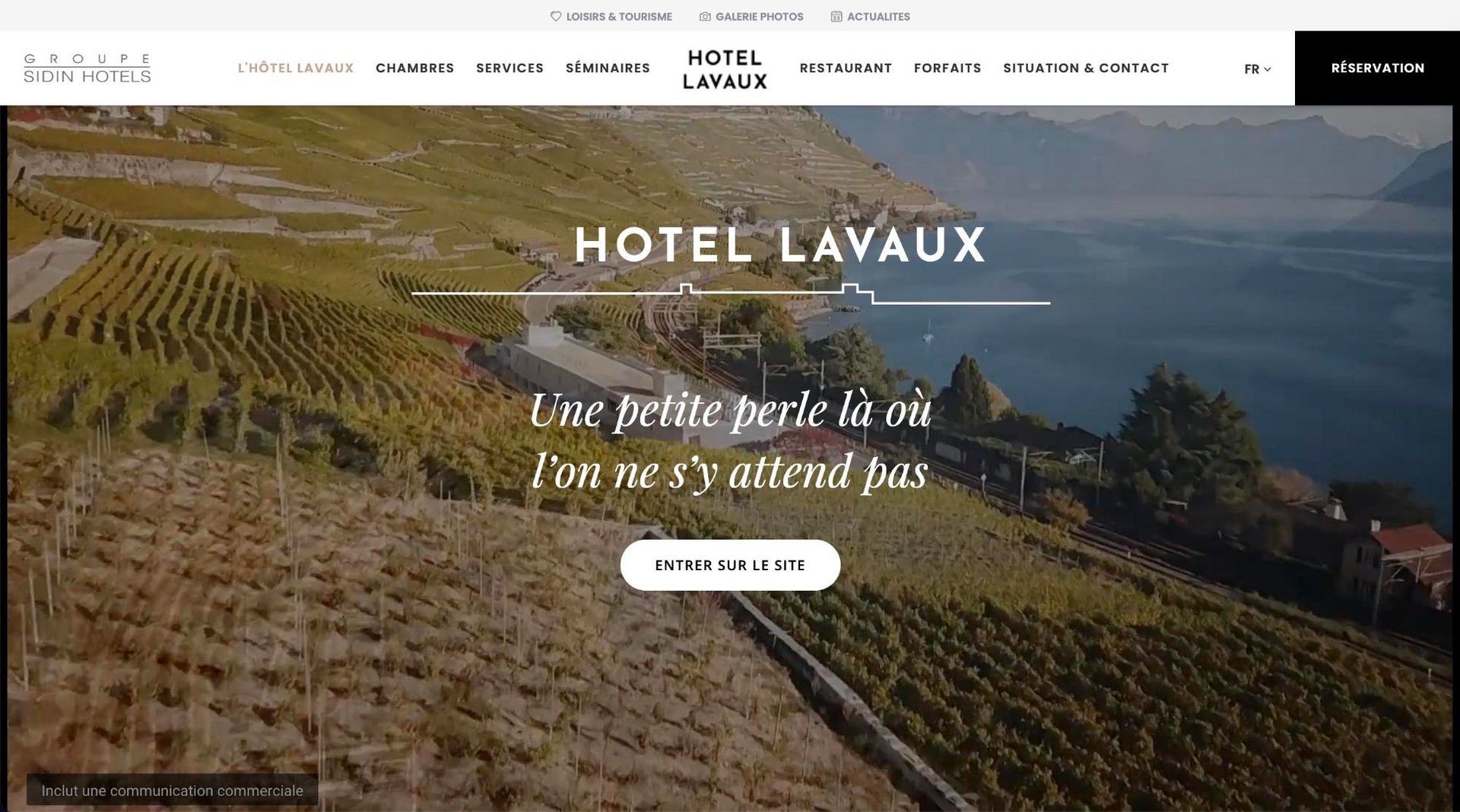MMCréation Agency | Portfolio Hotel Lavaux