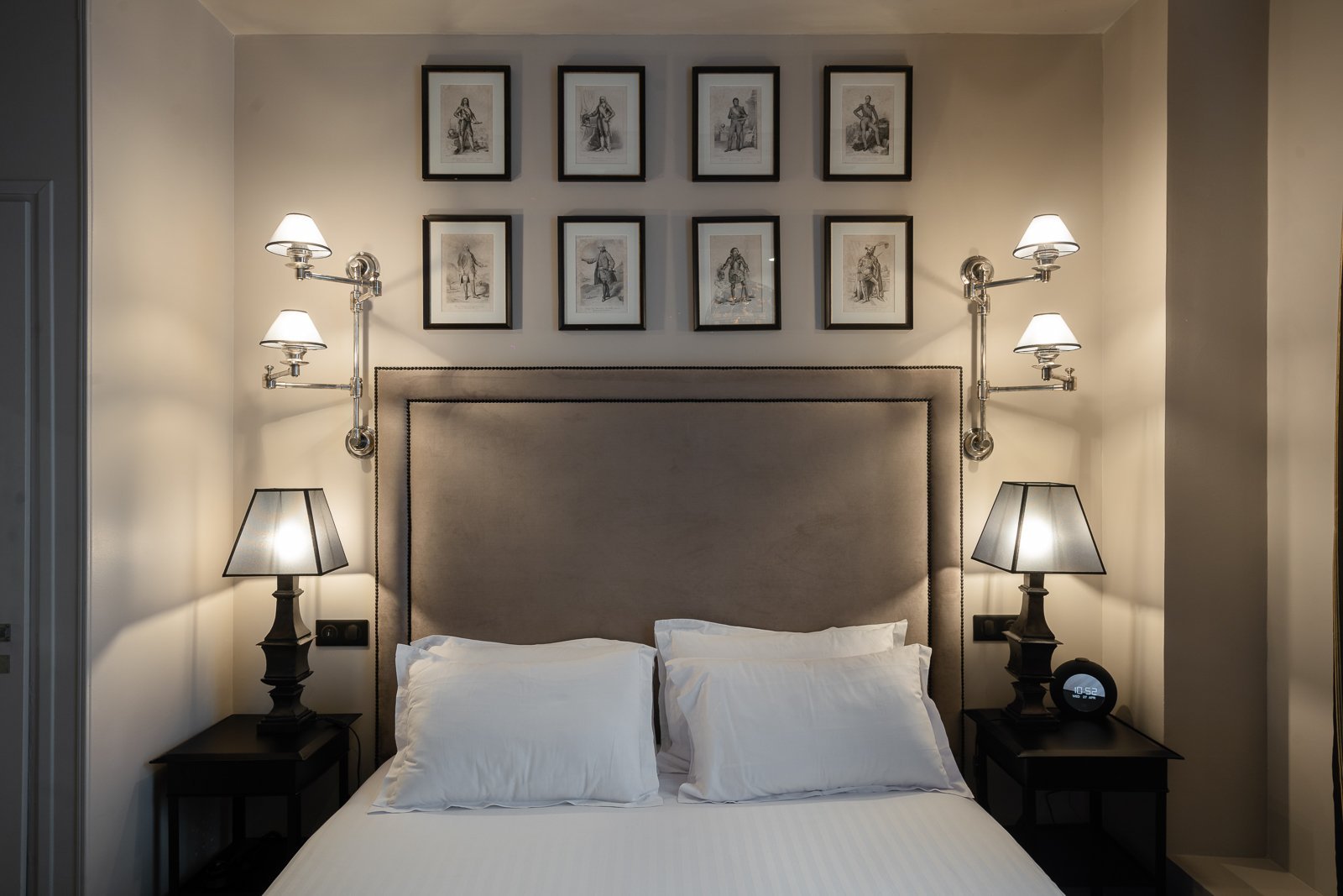 deluxe room - charming hotel paris center - hotel saint louis en l'isle