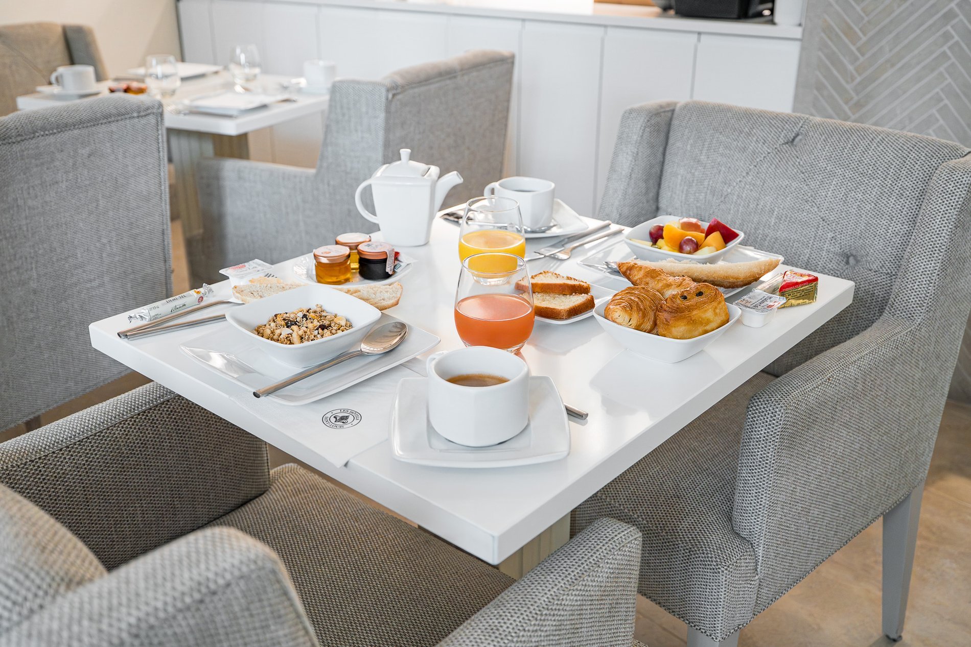 Breakfast at the Charming Hotel Paris 6 - Hotel Résidence des Arts Paris