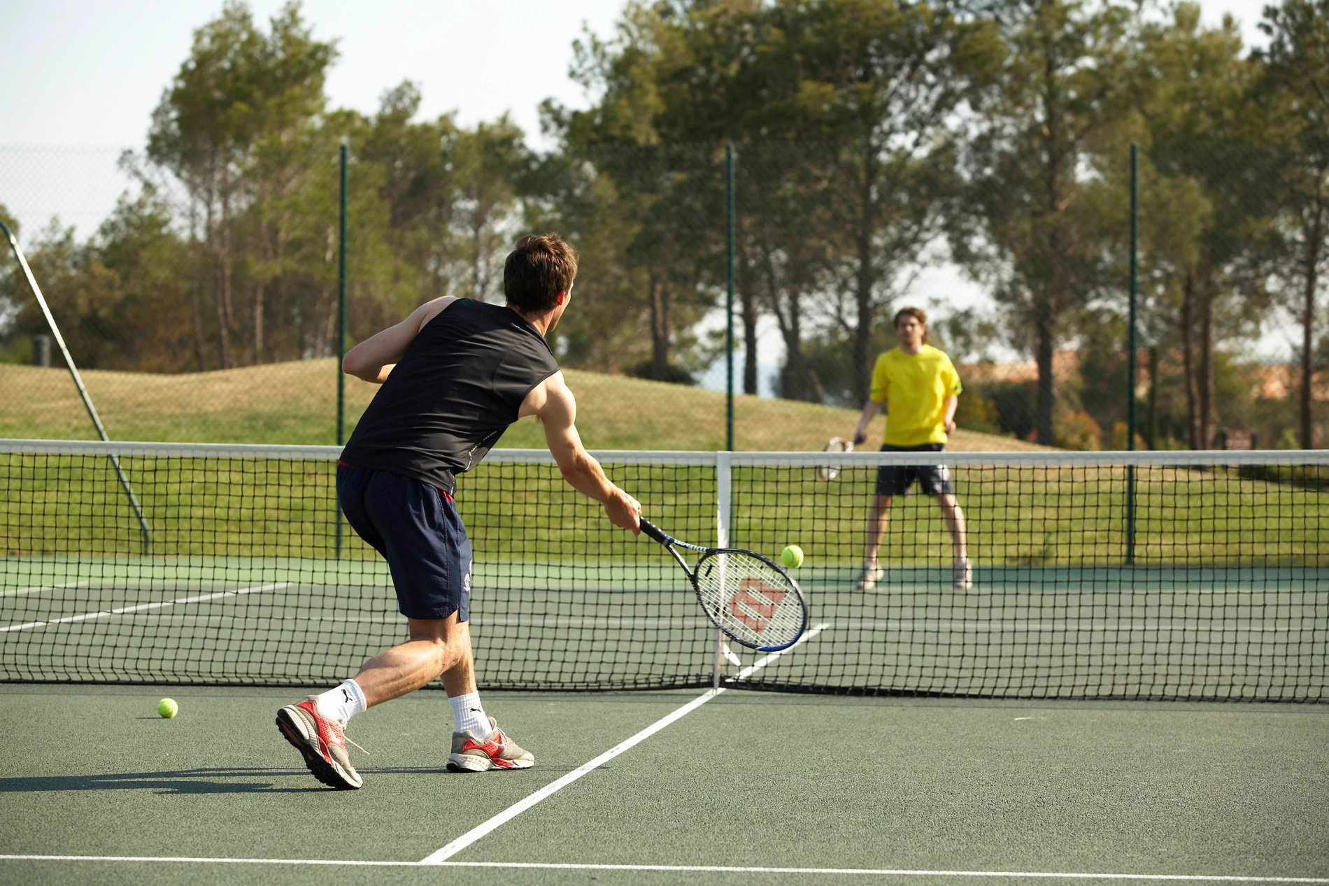 terrain tennis la motte