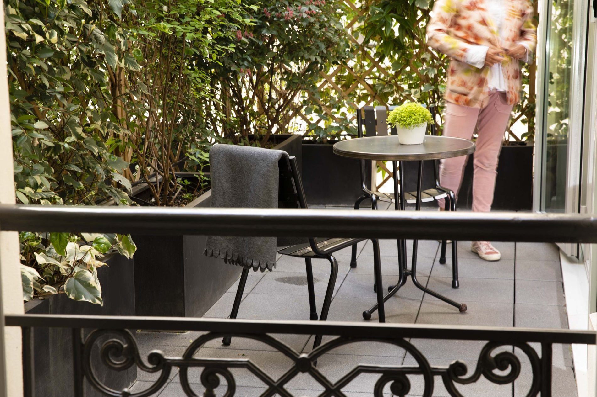 Hotel Monsieur Suite Guitry terrasse