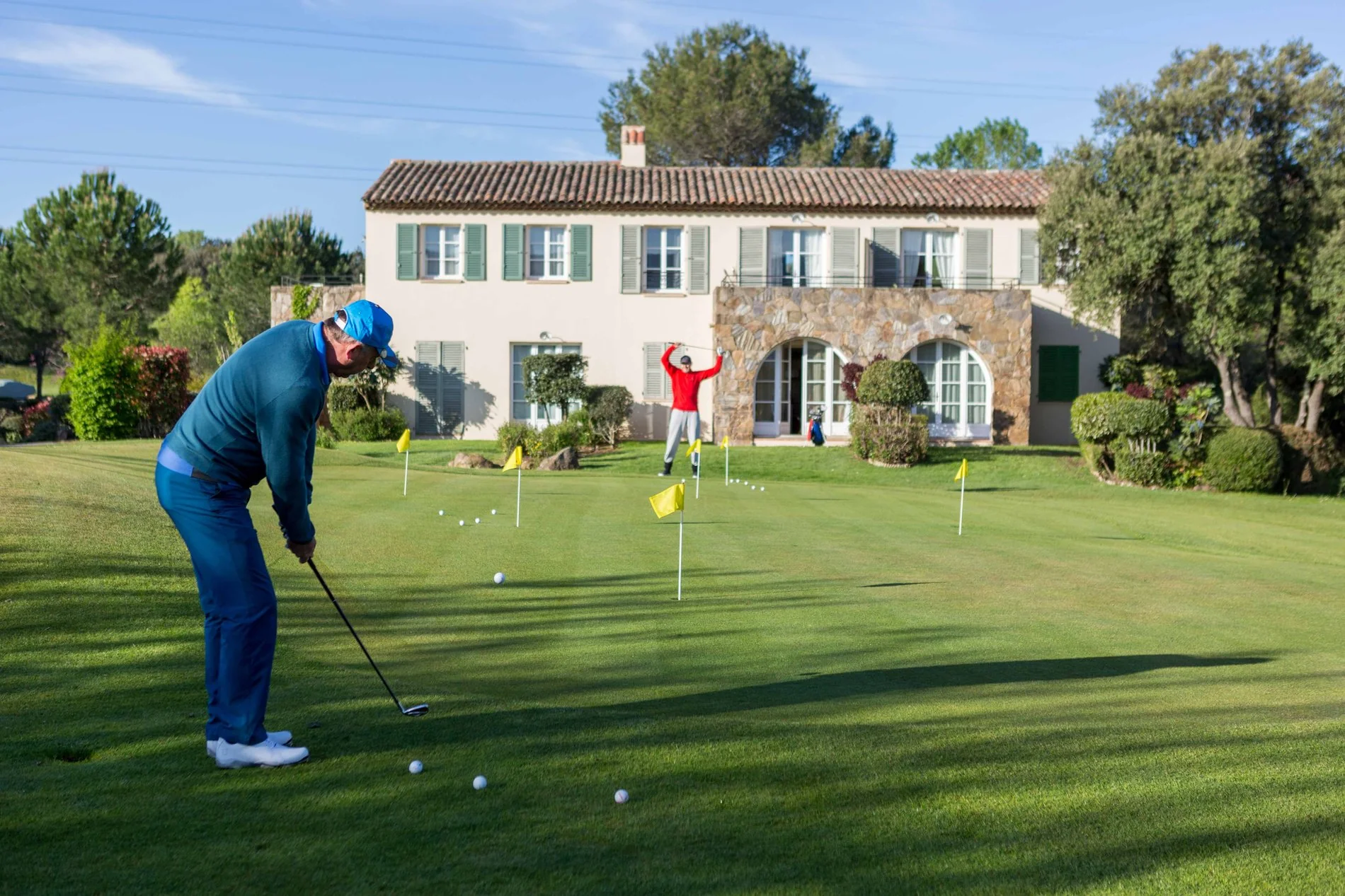 Espace practice golf dans le Var