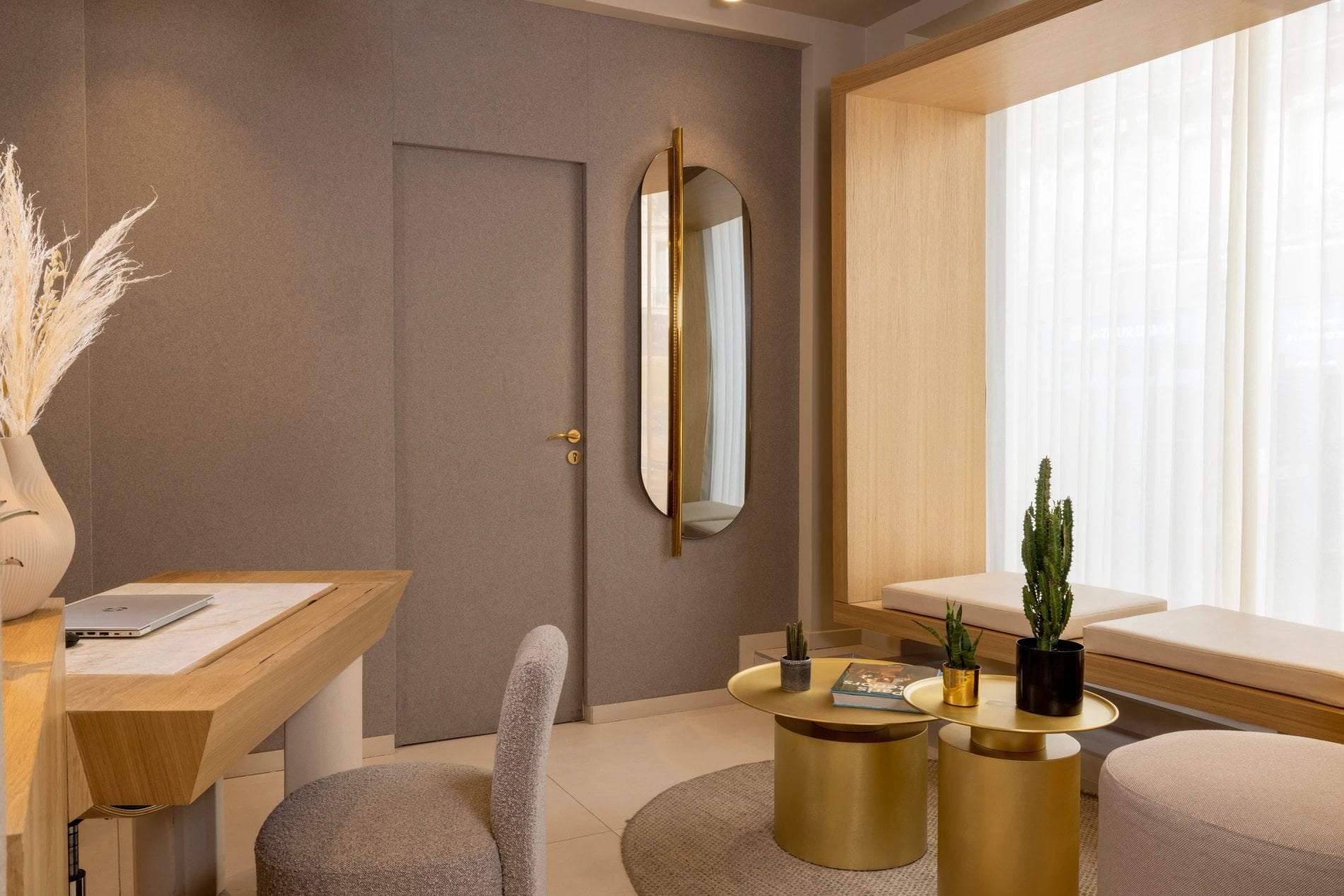 Hôtel Beige Réception Lobby