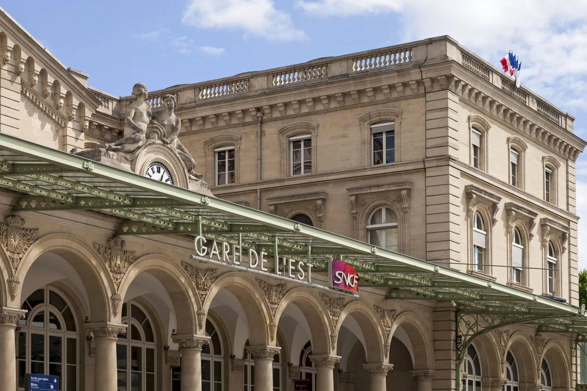 Vue de la Gare de l'Est