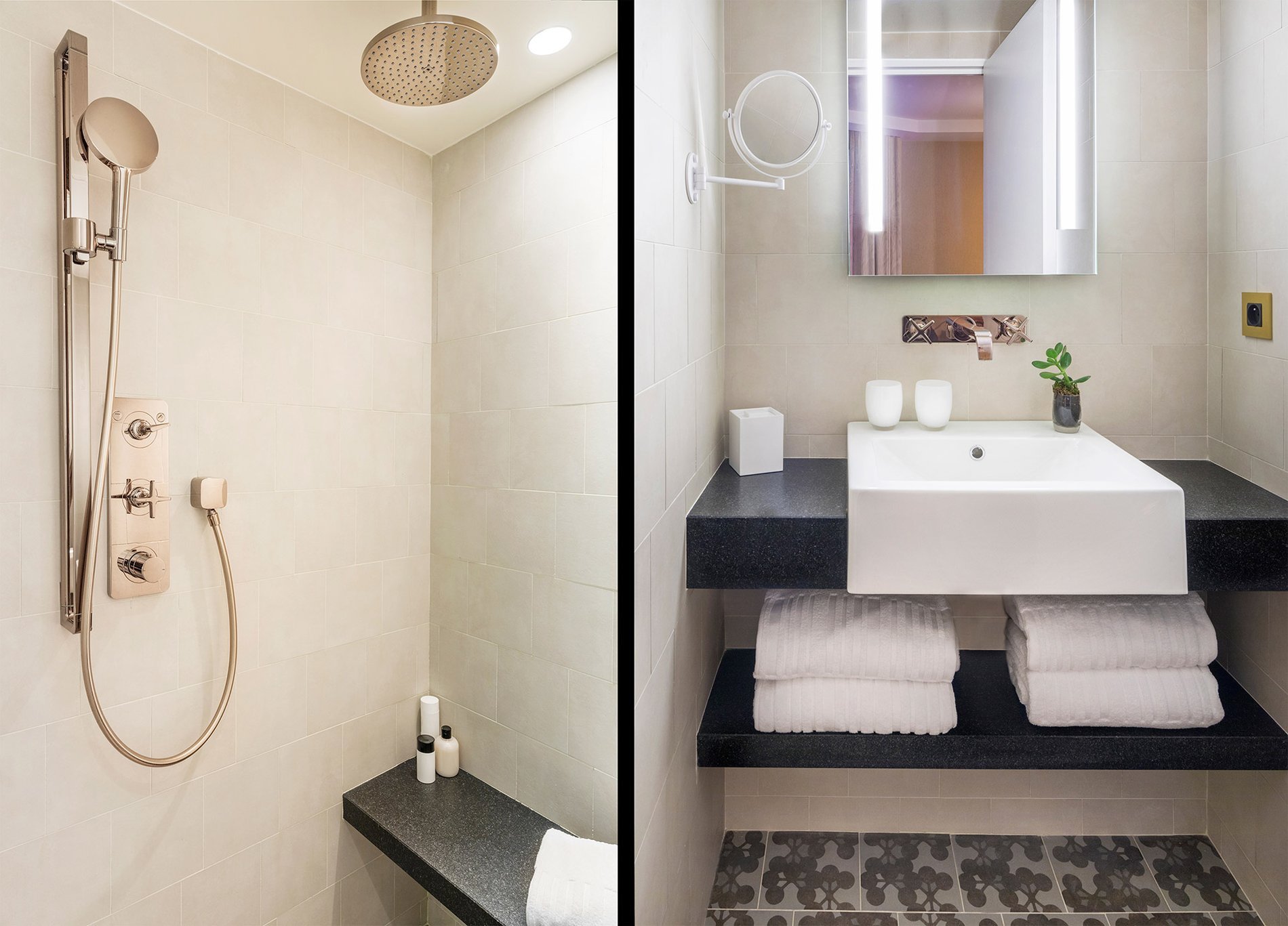 Best Western Premier Ducs de Bourgogne Deluxe Room Bathroom