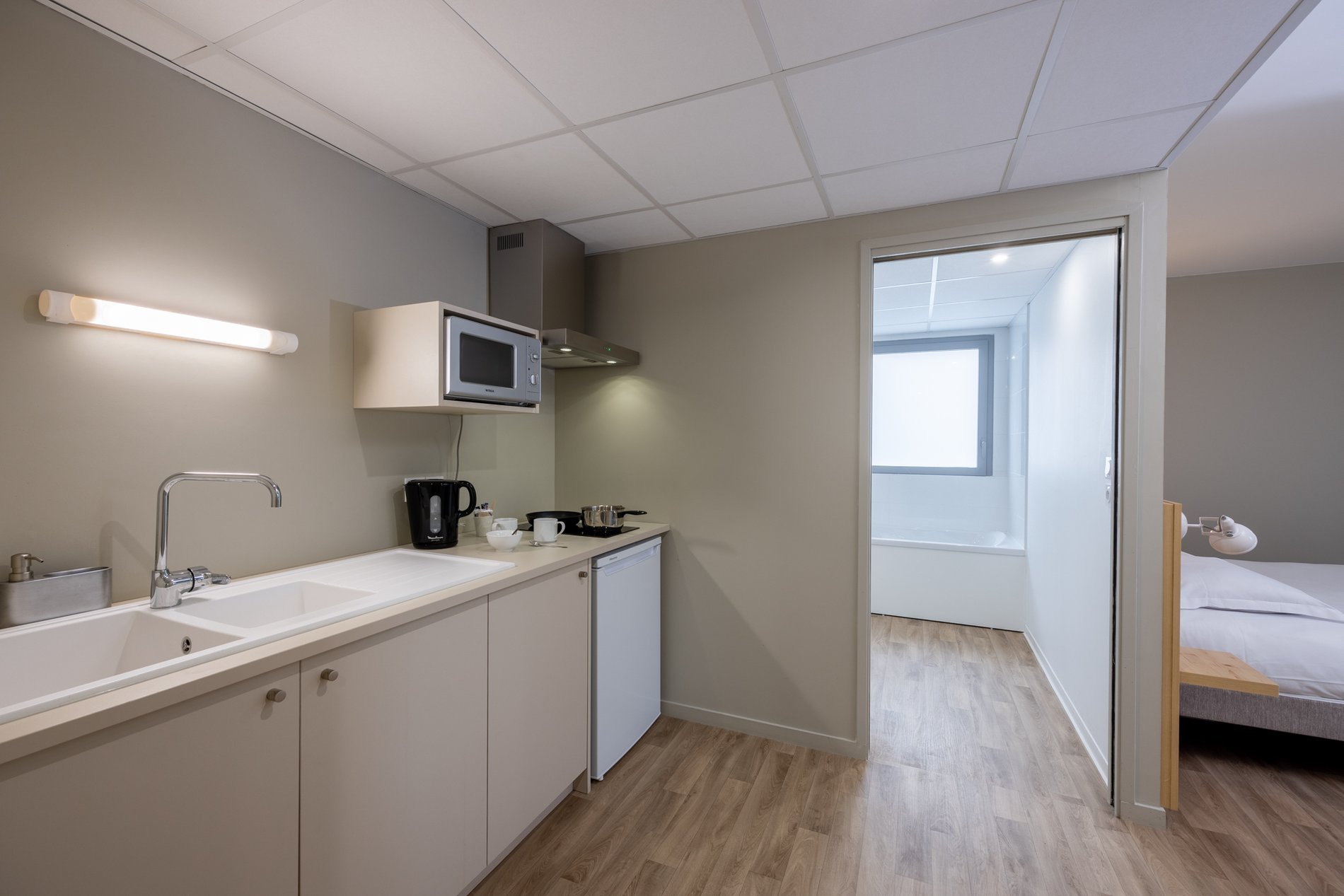 Le Relais des Deux Mers | 3 star hotel Lot-et-Garonne | Apartment for 2 or 3 persons | Kitchenette