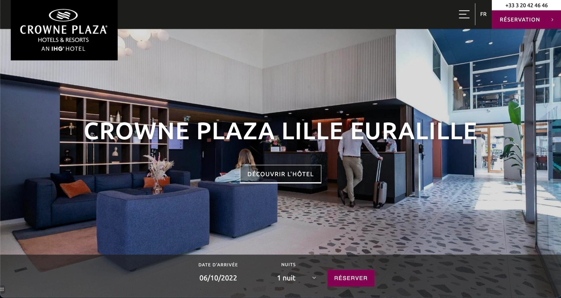 MMCréation Agency | Portfolio  Crowne Plaza