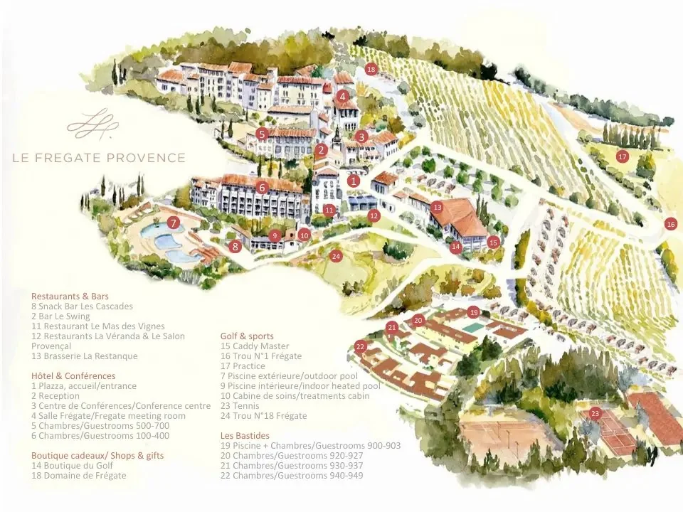 Plan du Frégate Provence