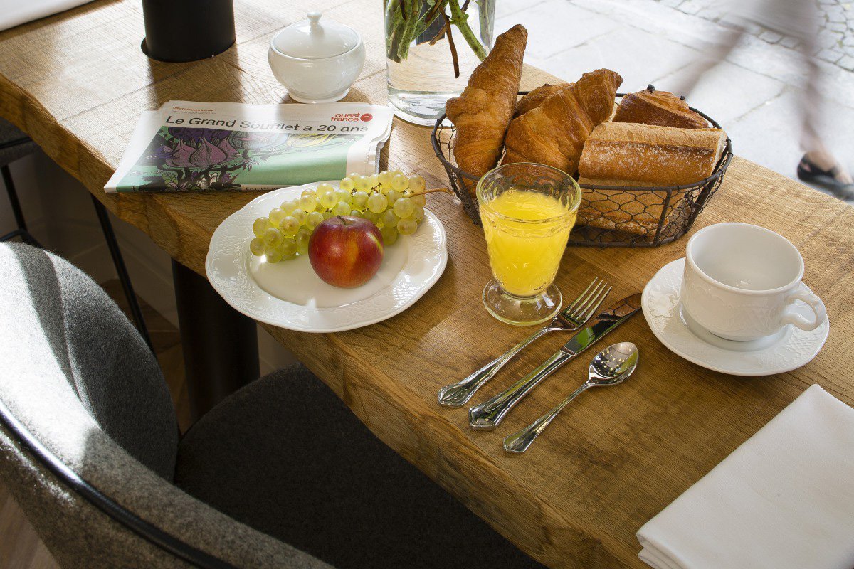 Le Nemours | Petit-déjeuner | Hôtel Rennes centre ville