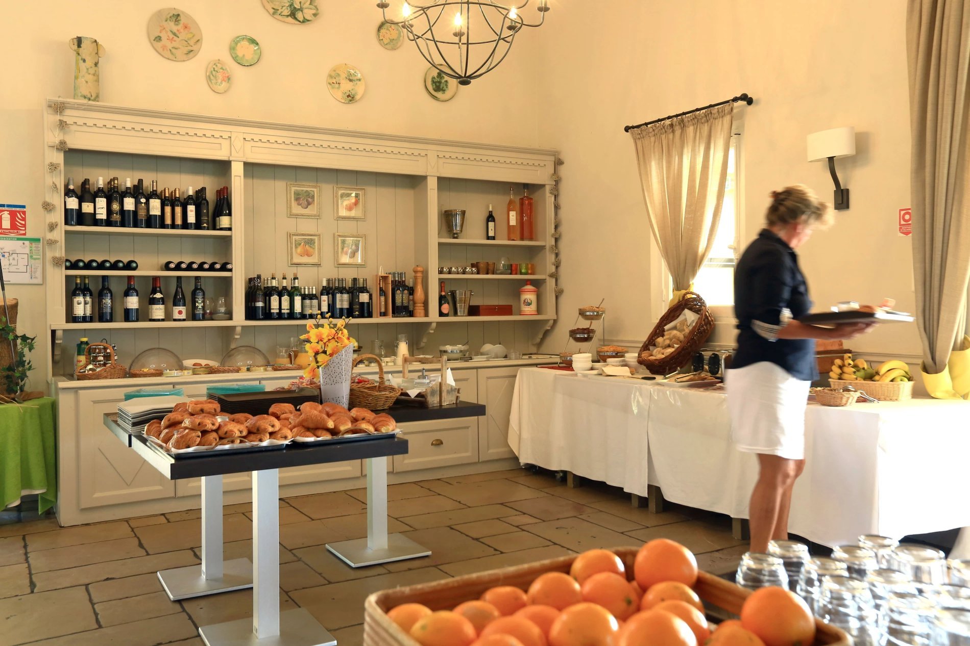 Petit déjeuner restaurant golf