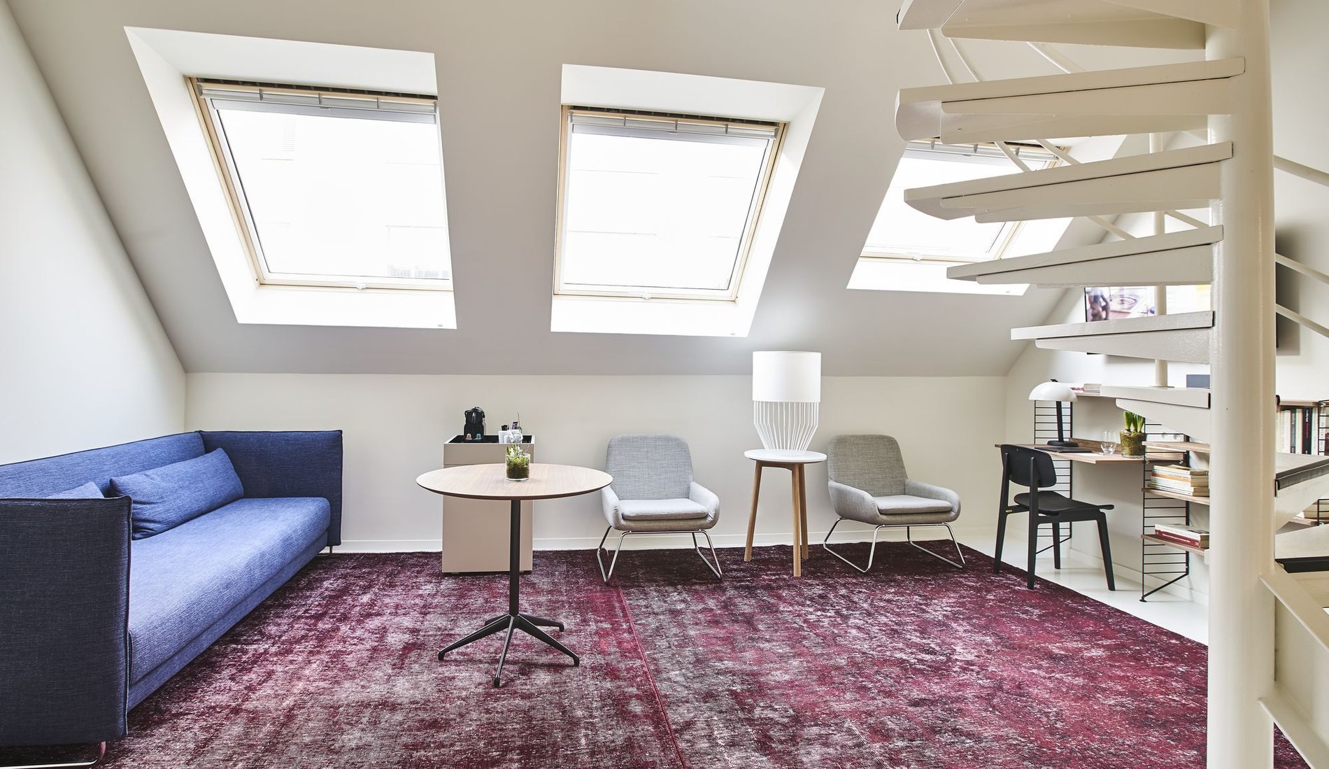 Duplex room design 9 Hotel Sablon Brussels