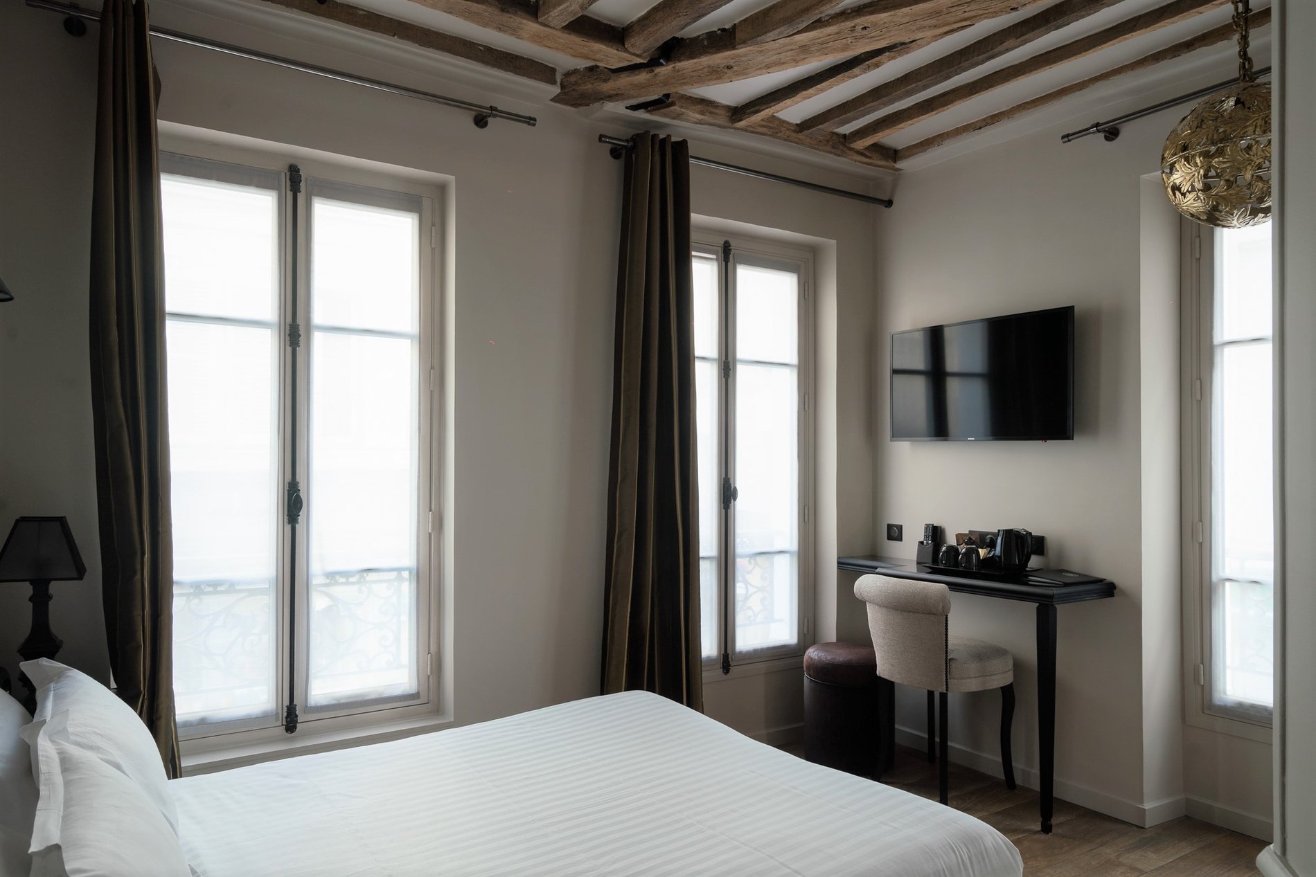 comfort room - charming hotel paris center - Hotel Saint-Louis en l'Isle
