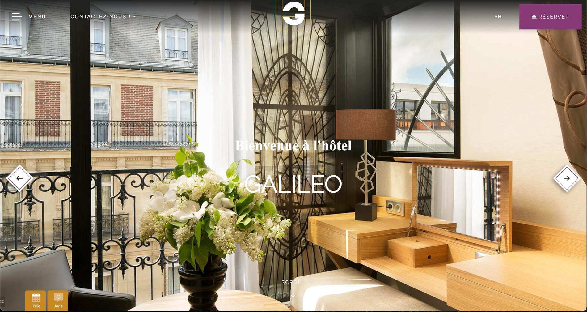 MMCréation Agency | Portfolio Hôtel Galileo