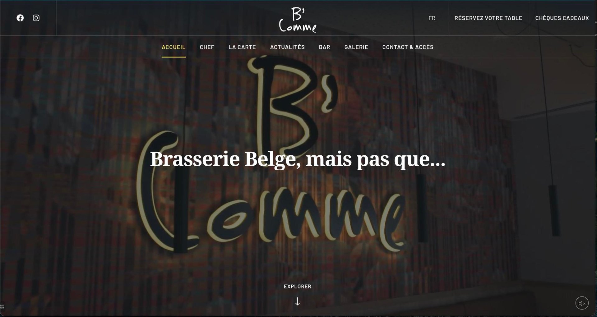 Agence MMCréation | Portfolio Brasserie B' Comme
