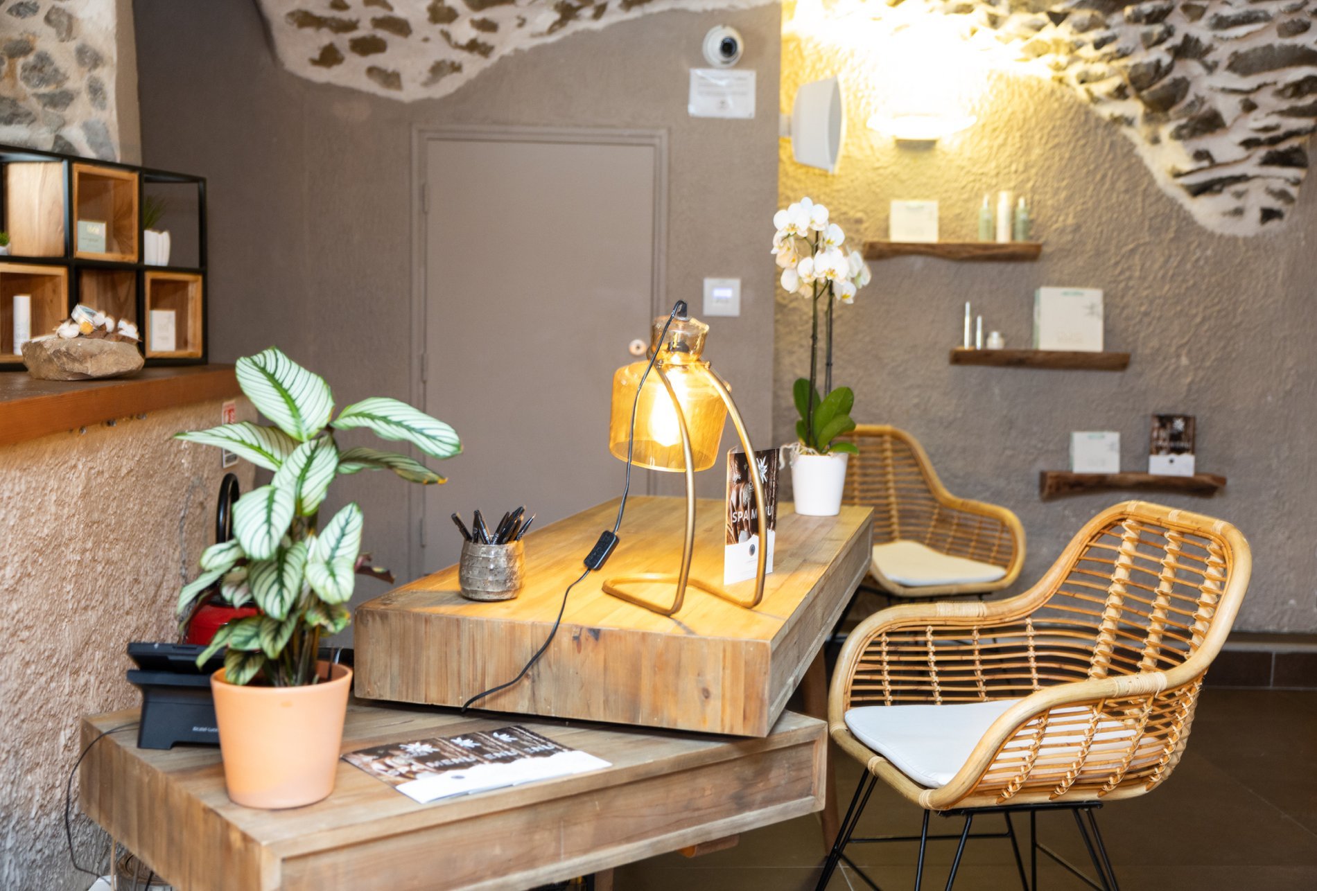 Details of the design of the Grand Aigle Hotel & Spa