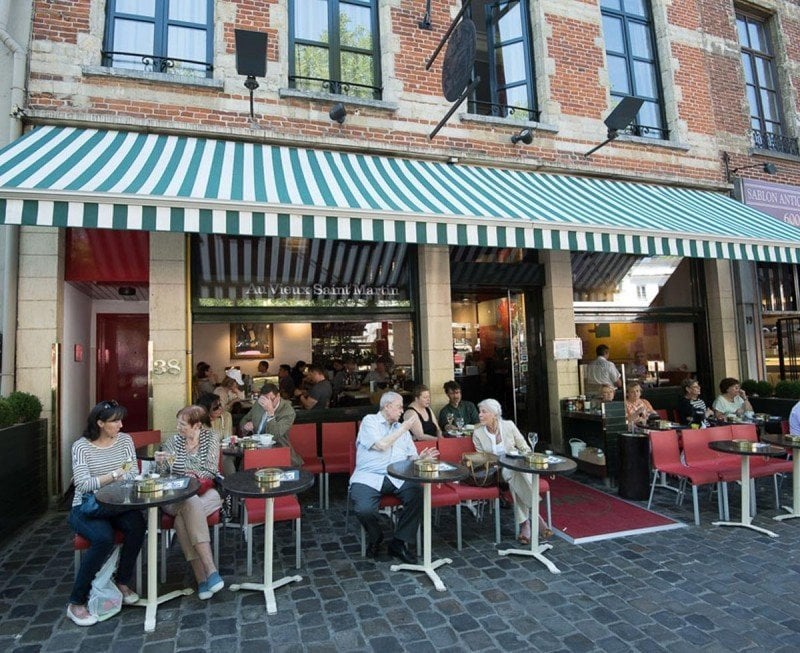 restaurant au vieux saint martin pres 9 hotel sablon bruxelles