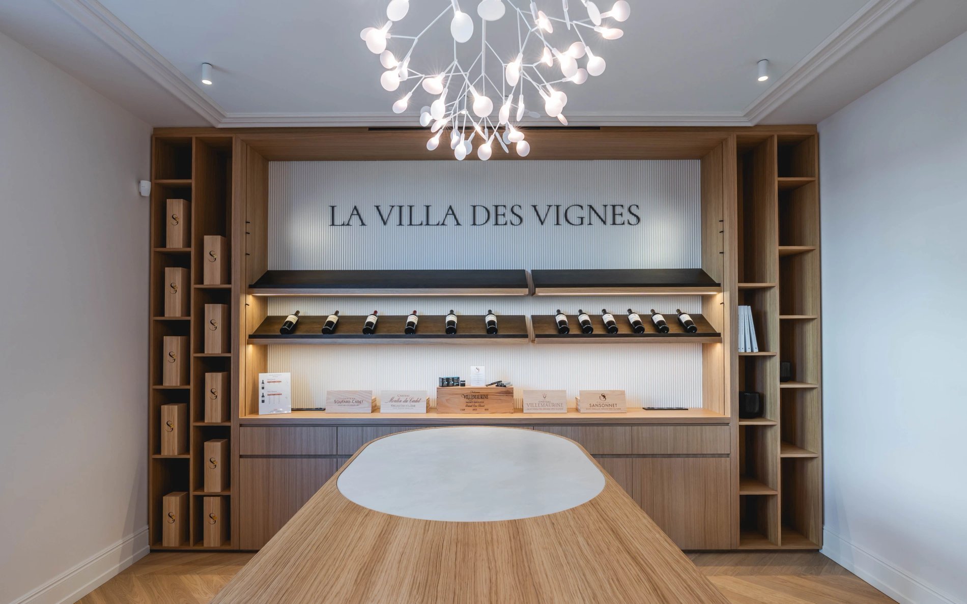 Réception et espace œnologique de La Villa des Vignes à Saint-Émilion