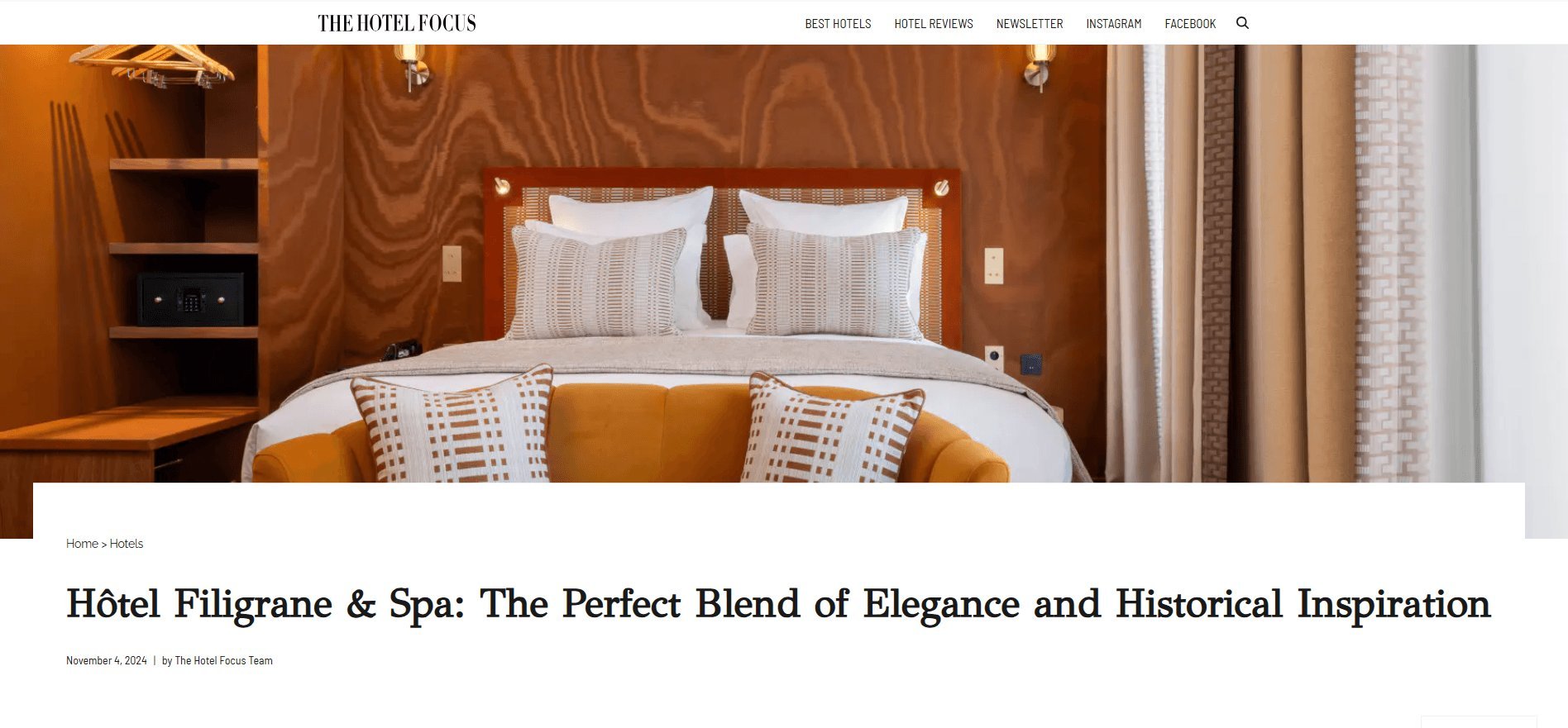 Filigrane Hotel | Articles presse