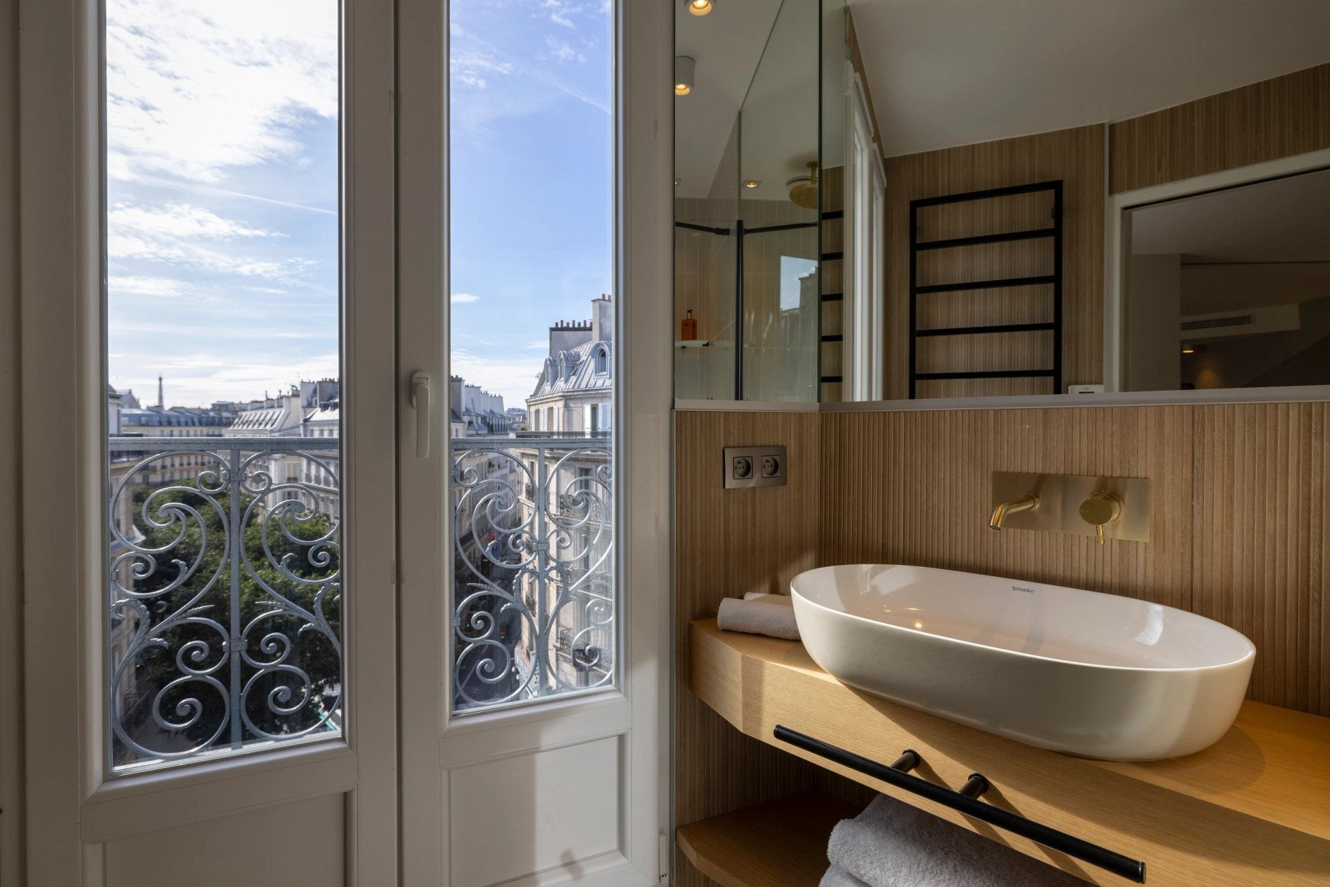 Hôtel Beige Chambre Deluxe Balcon Salle de bain