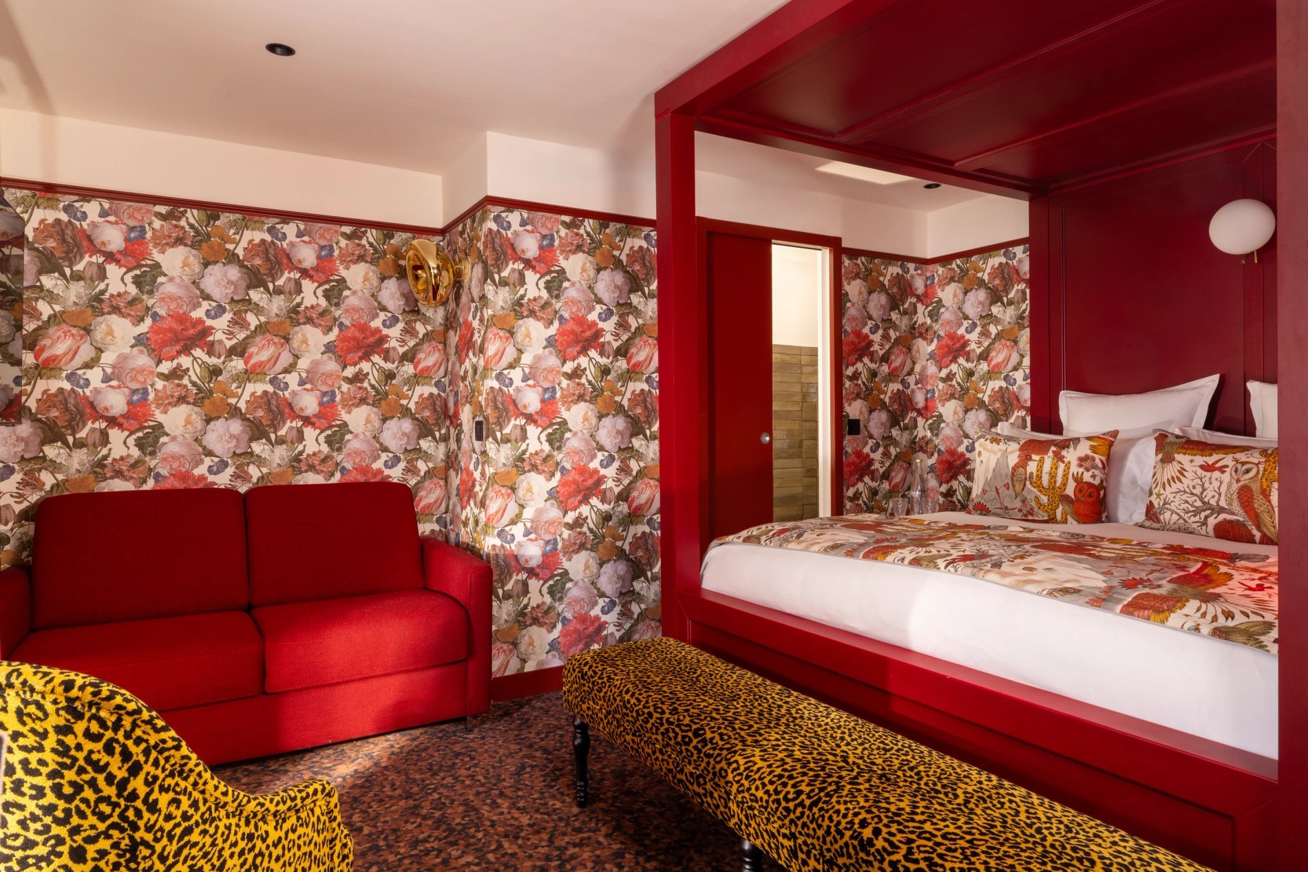 Hotel Ginette à la Folie Deluxe Room Sofa-bed