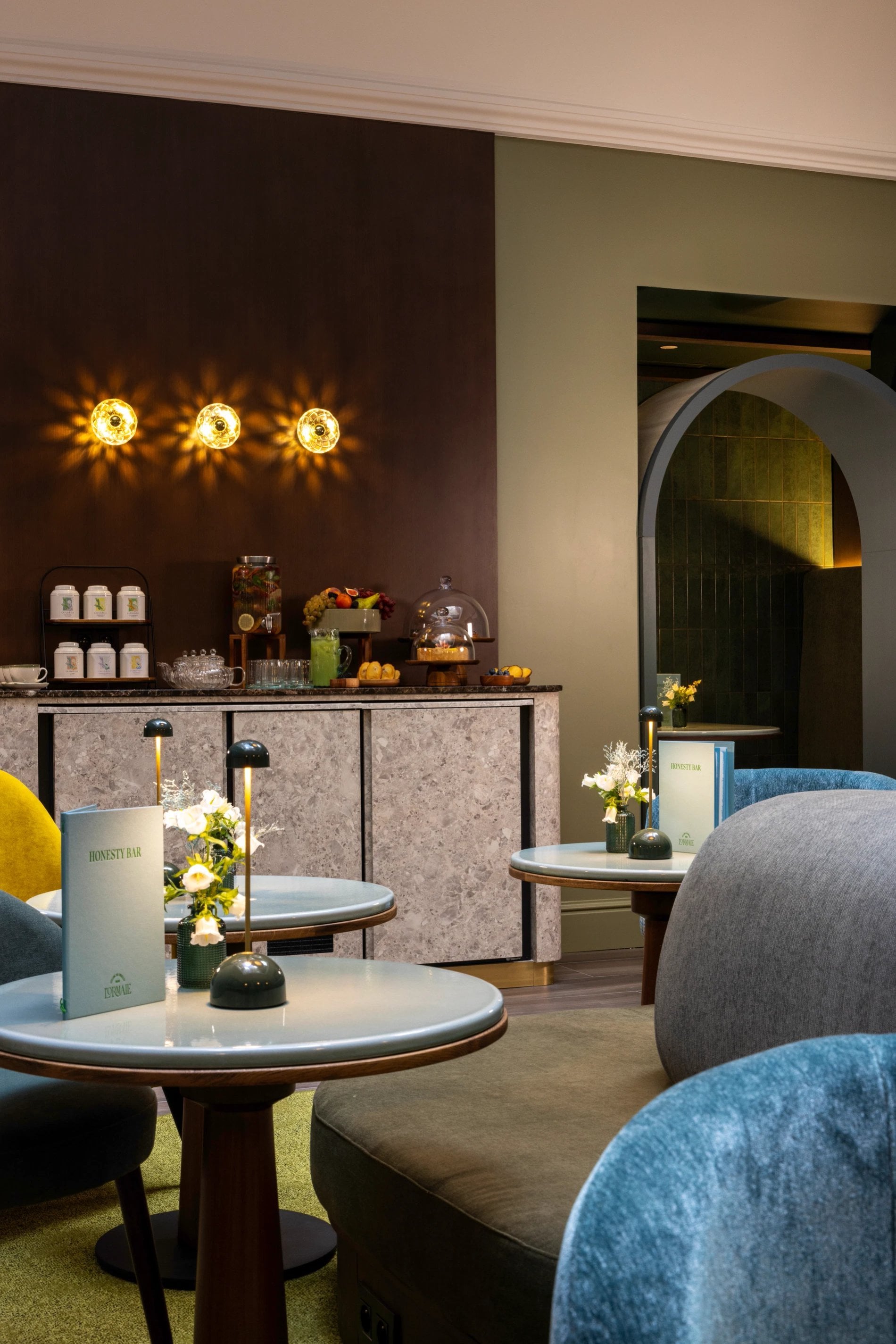 Hôtel L'Ormaie Salon teatime