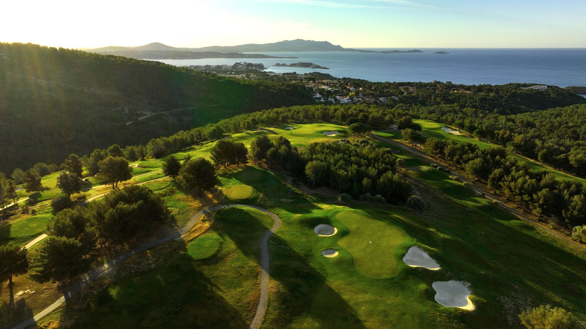Golf vue mer du Resort Le Frégate Provence