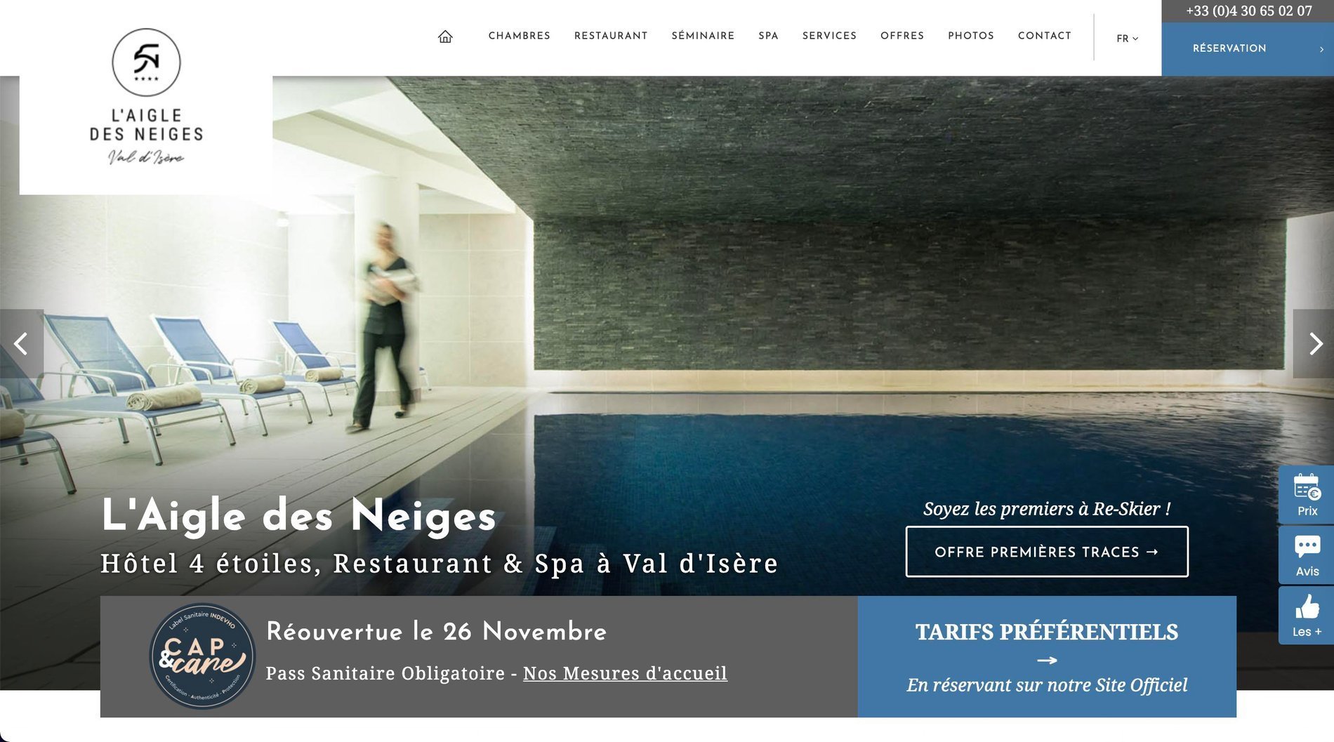 MMCréation Agency | Portfolio L'Aigle des Neiges