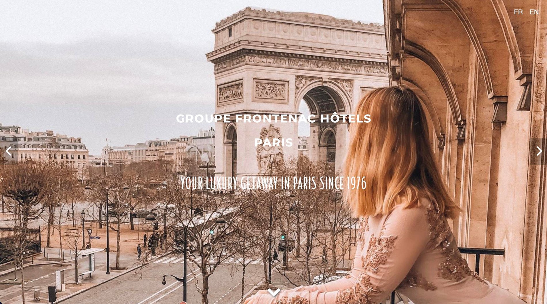 MMCréation Agency | Portfolio Groupe Frontenac Hôtels