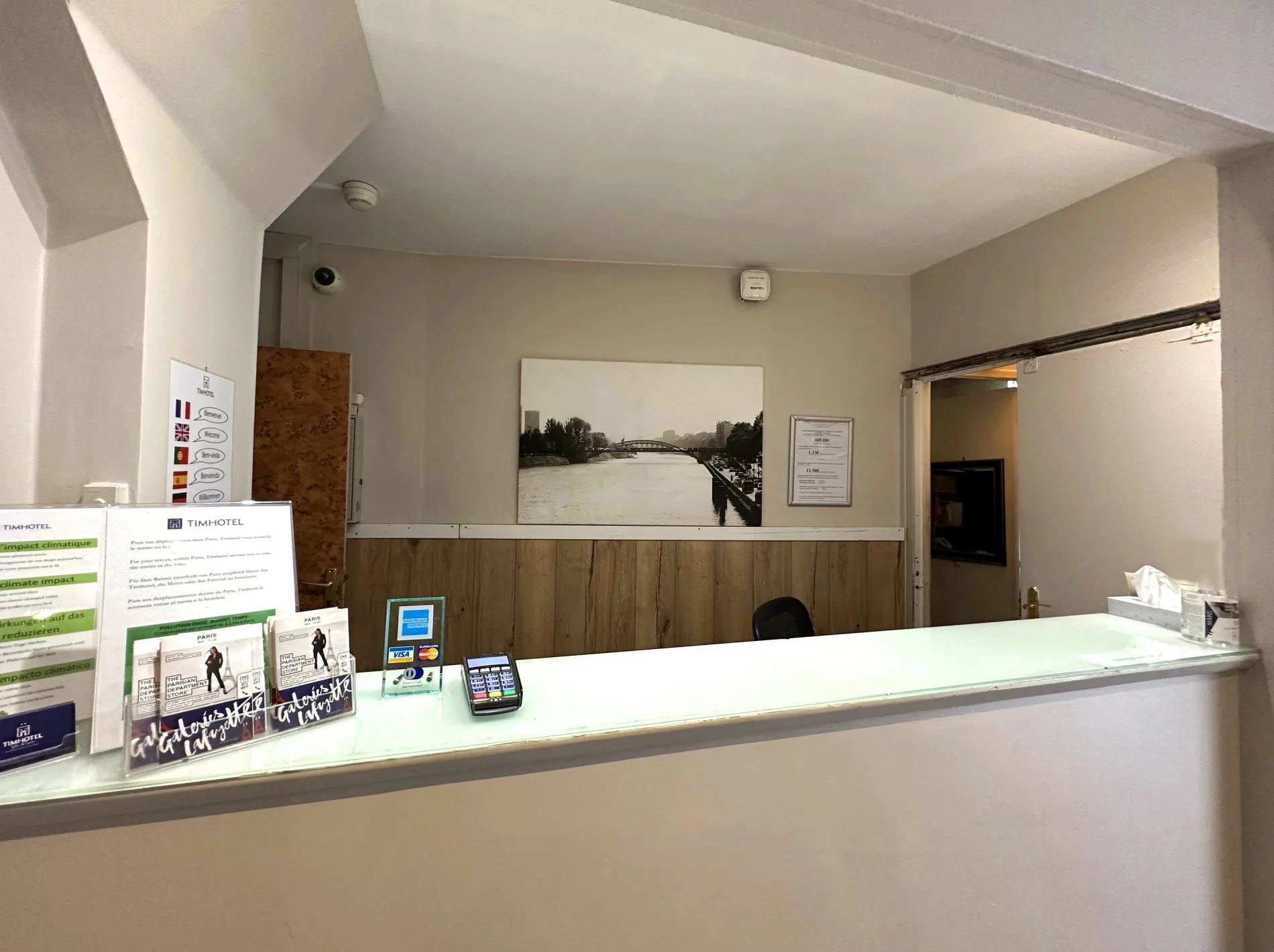 Réception au Timhotel Boulogne-Rives-de-Seine
