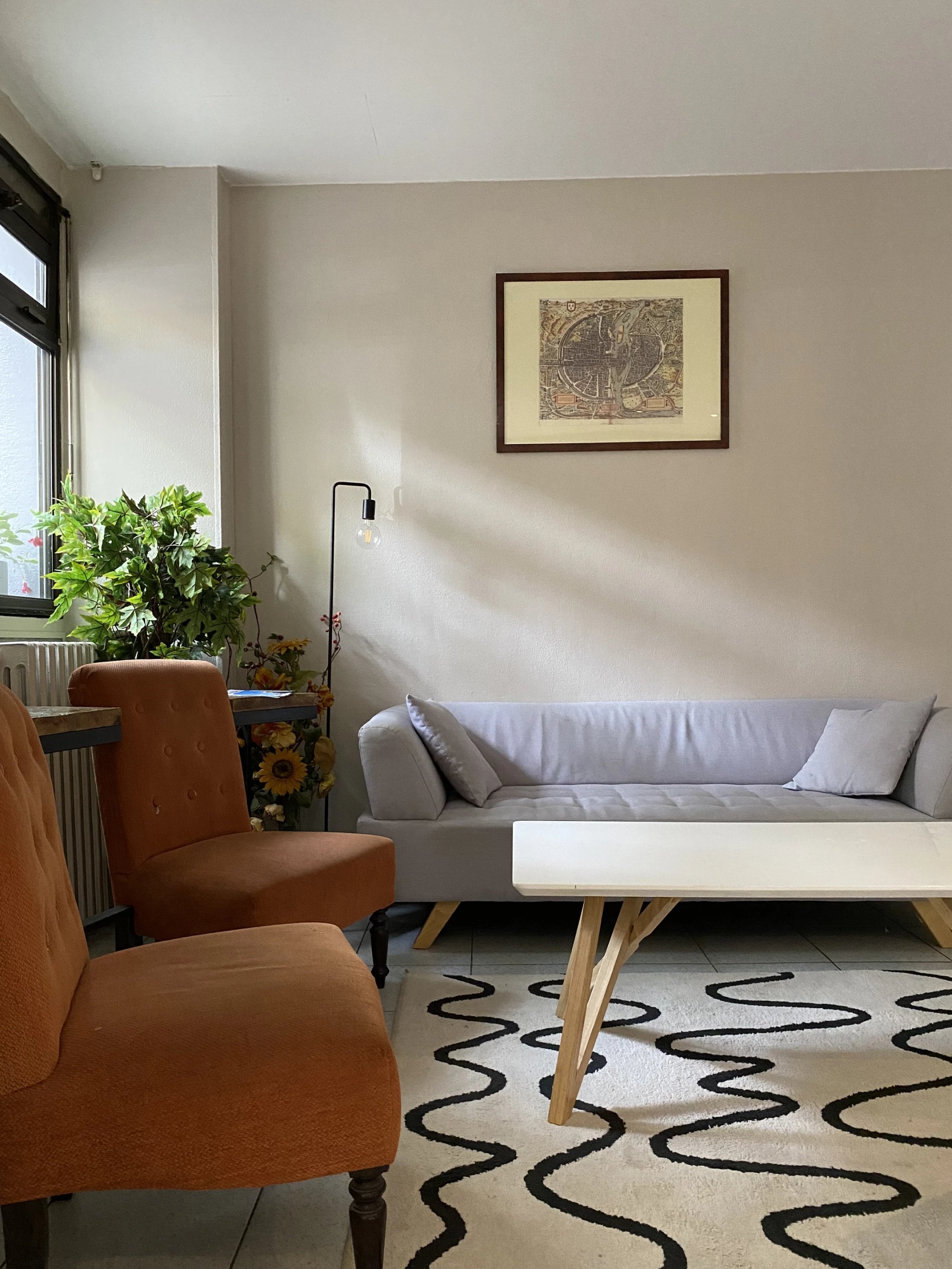 Chambre Confort Double avec vue sur la ville au Timhotel Boulogne-Rives-de-Seine