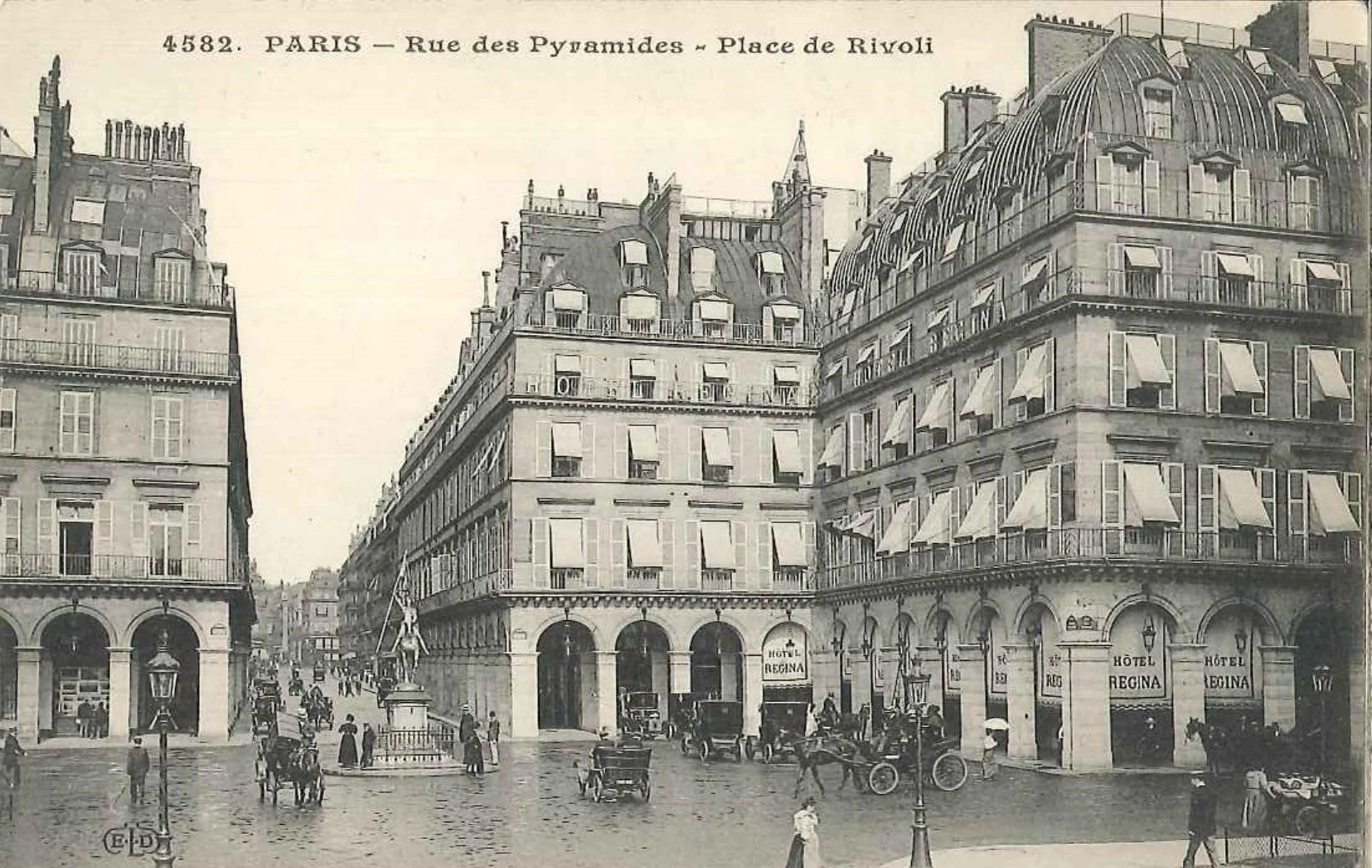 Archive photograph of Hotel Regina Louvre