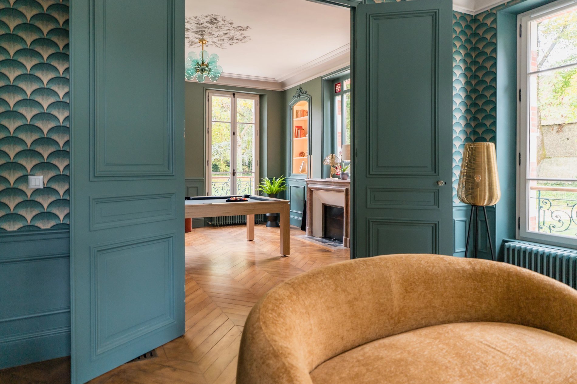 billiards room in Provins; a charming guesthouse for a relaxing family break, just an hour from Paris