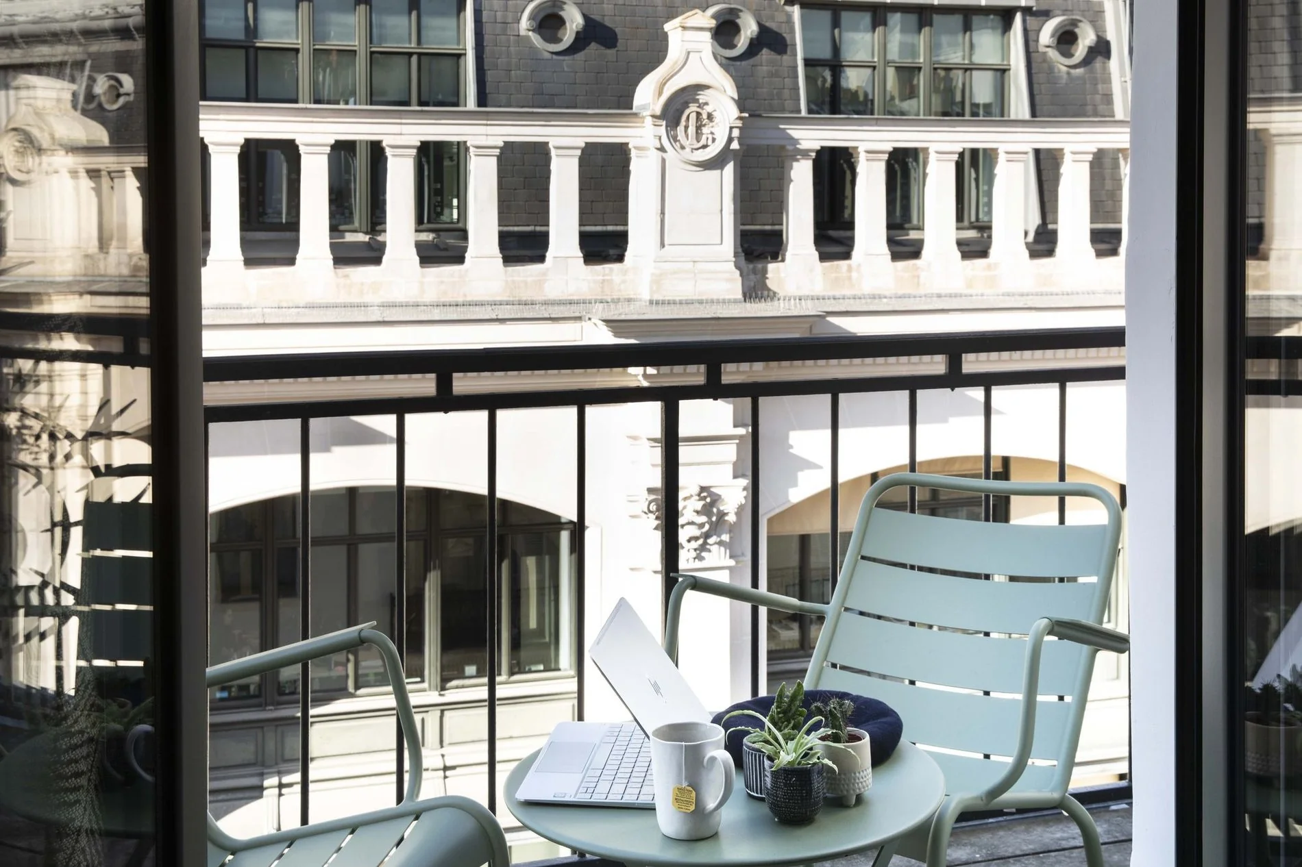 Hotel Gramont Opera, terrasse de chambre