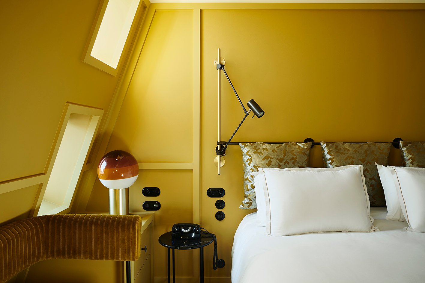 Boutique hôtel design Paris France Le Ballu 4 étoiles chambre suite