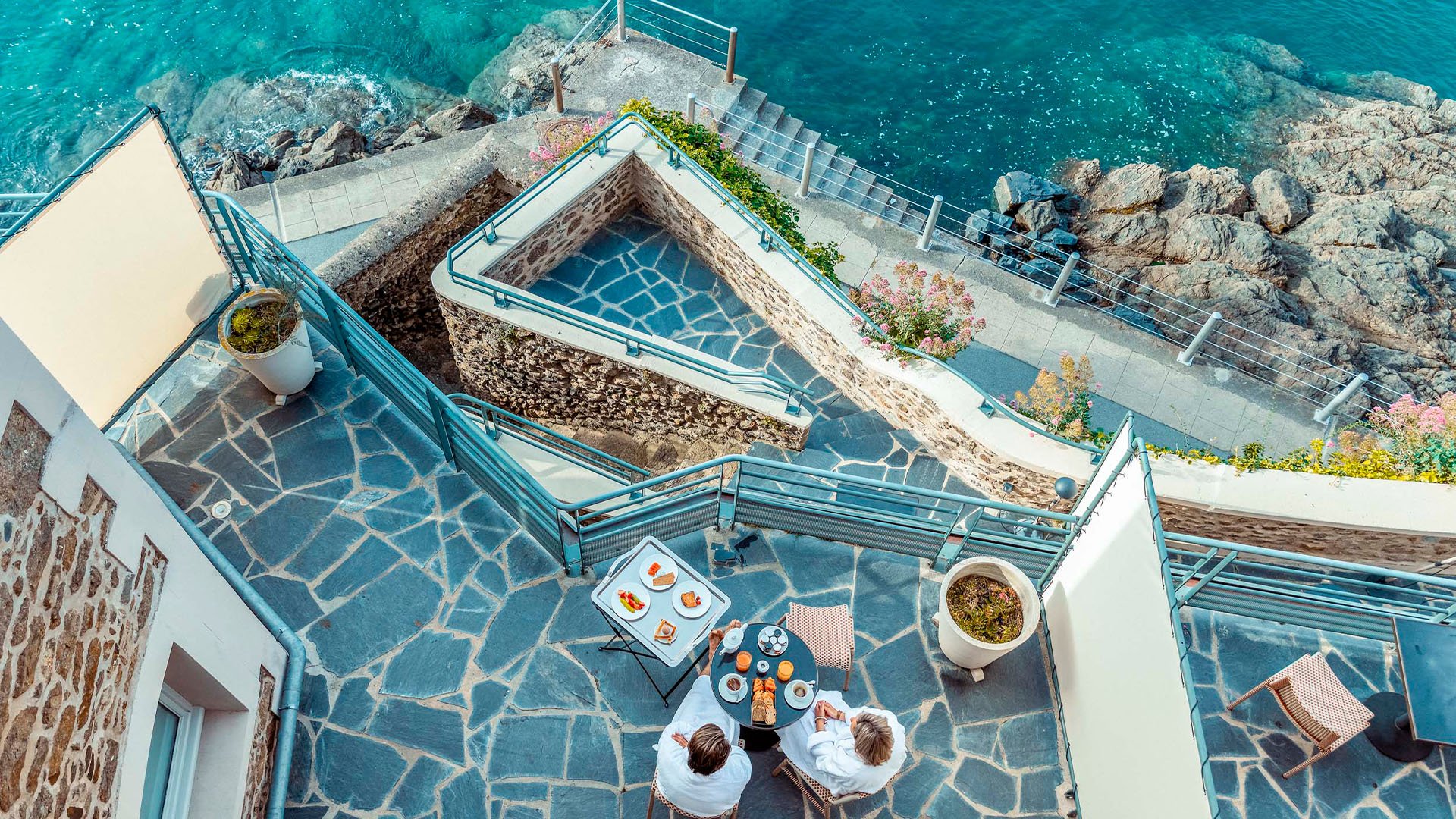 Hôtel Bretagne - Dinard - Castelbrac - Terrasse