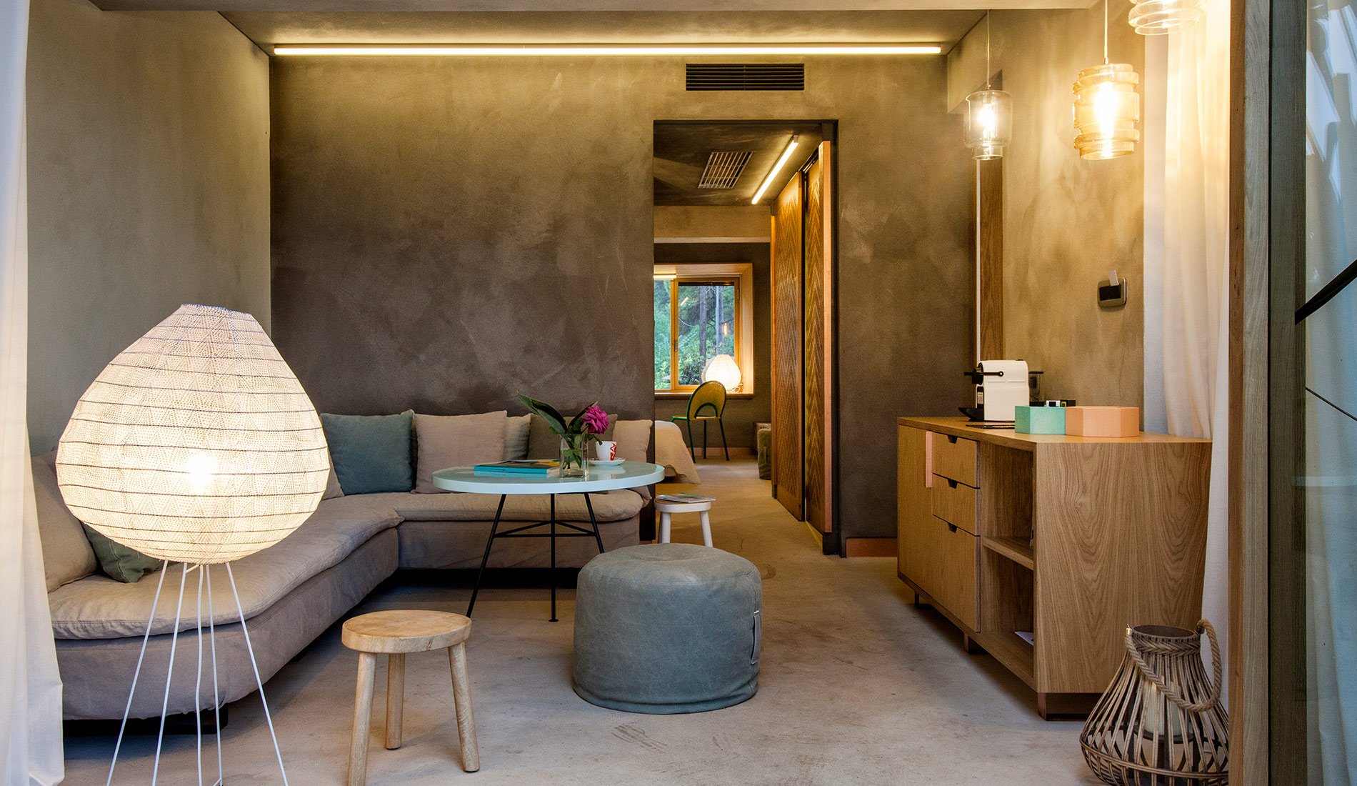 resort de luxe atypique Ekies all senses resort 4 étoiles Vourvourou Grèce chambre