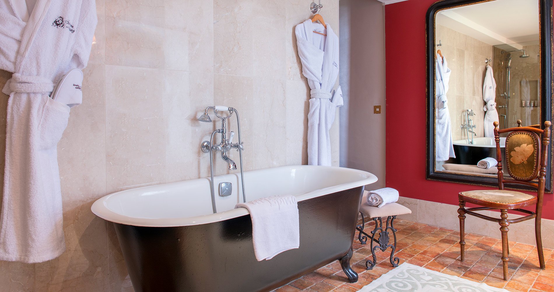 Demeure de charme Le Château de l'Épinay Angers Loire France salle de bain