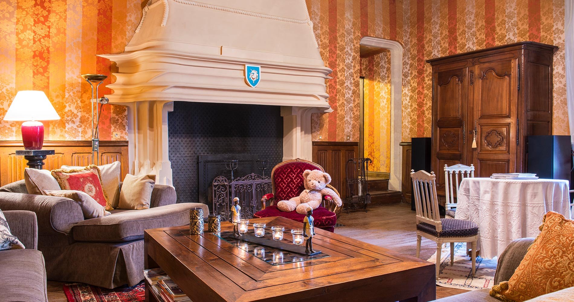 Demeure de charme Le Château de l'Épinay Angers Loire France salon