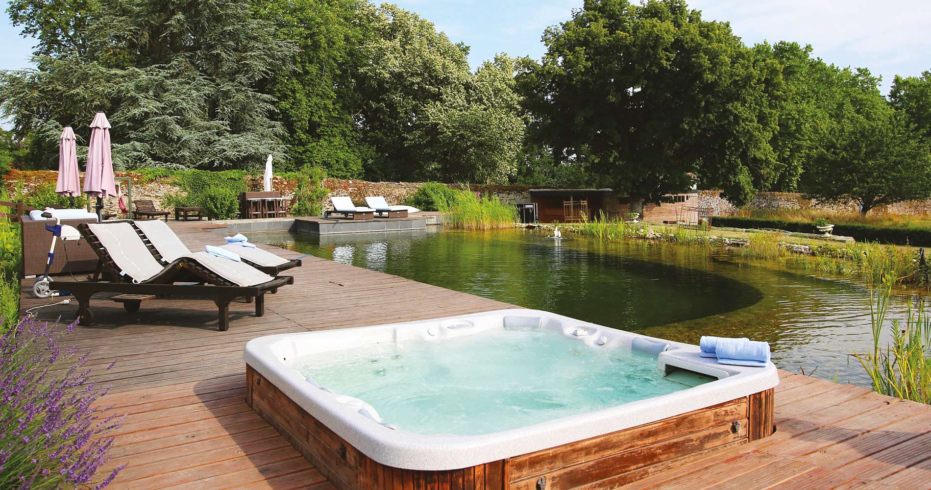 Demeure de charme Le Château de l'Épinay Angers Loire France piscine jacuzzi