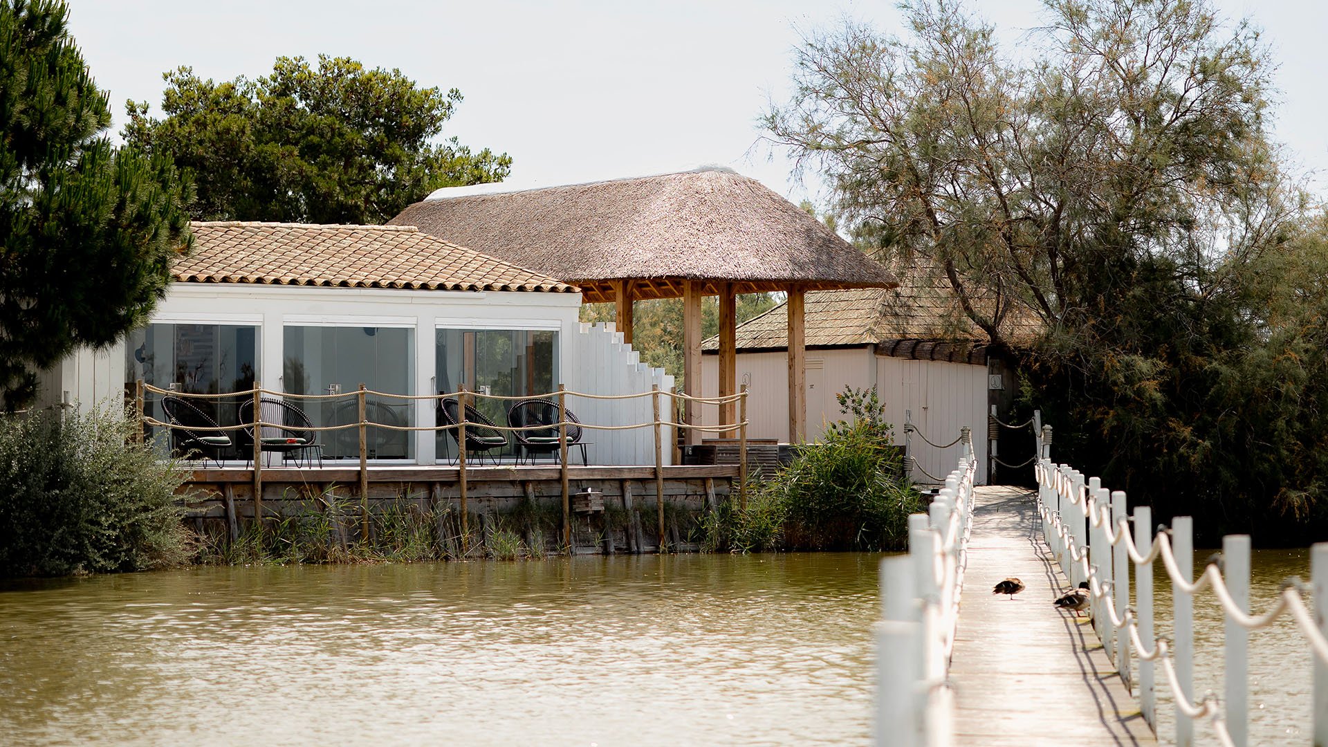 Boutique hôtel de luxe Camargue France - Mas de la Fouque – restaurant bio La Table de Marius