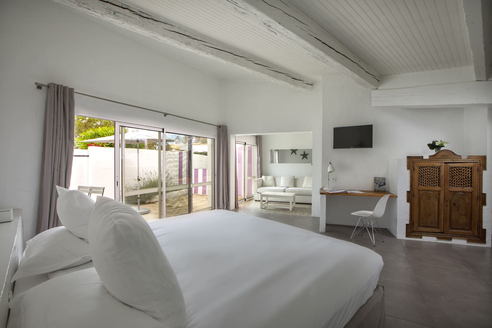 Boutique hôtel de luxe Camargue France - Mas de la Fouque – chambre suite roulottes