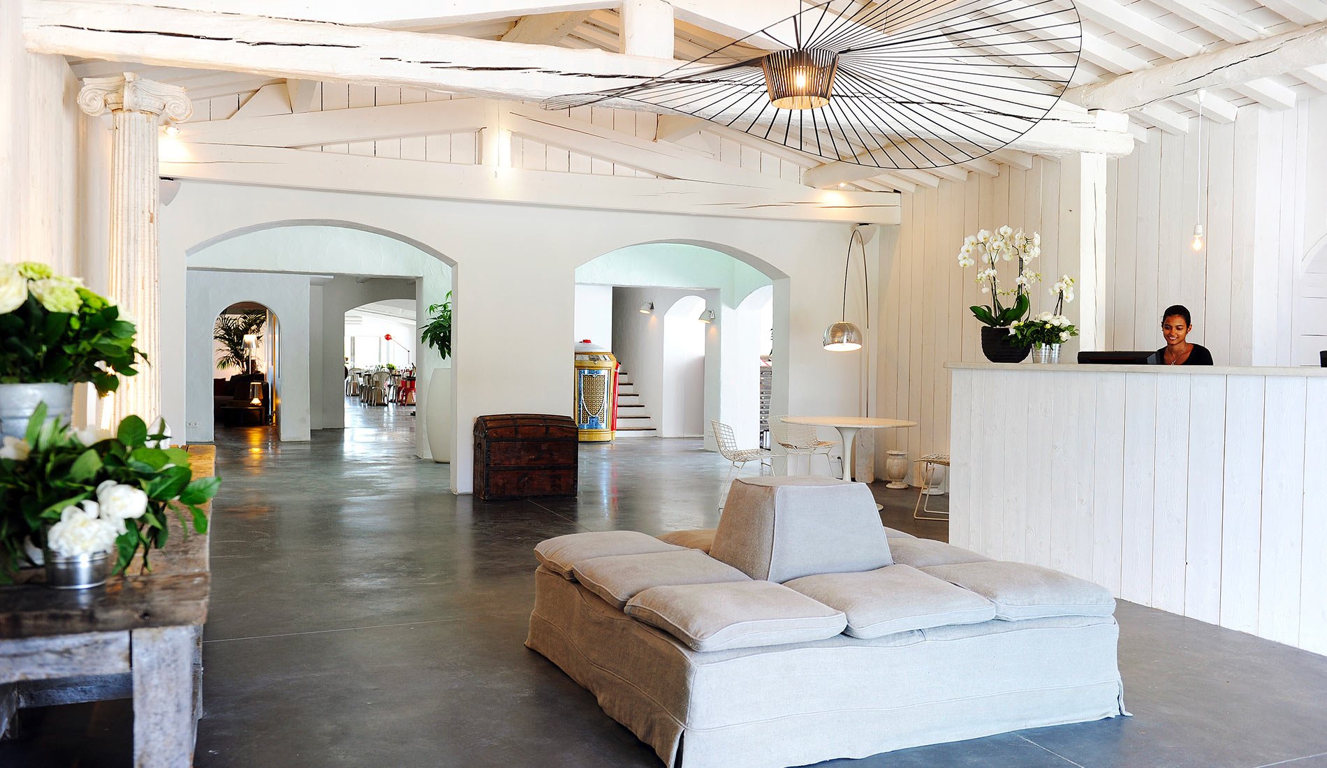 Boutique hôtel de luxe Camargue France - Mas de la Fouque – entrée réception
