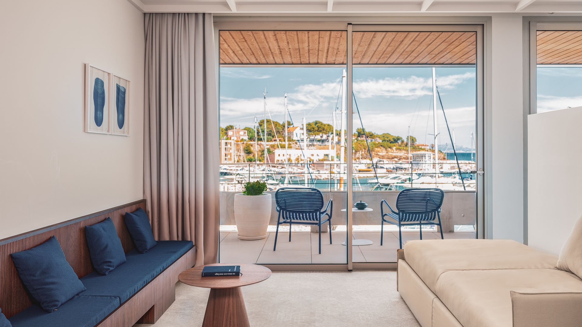 Bleu Hôtel & Spa - Carry-le-Rouet, Côte d'Azur - Vue chambre