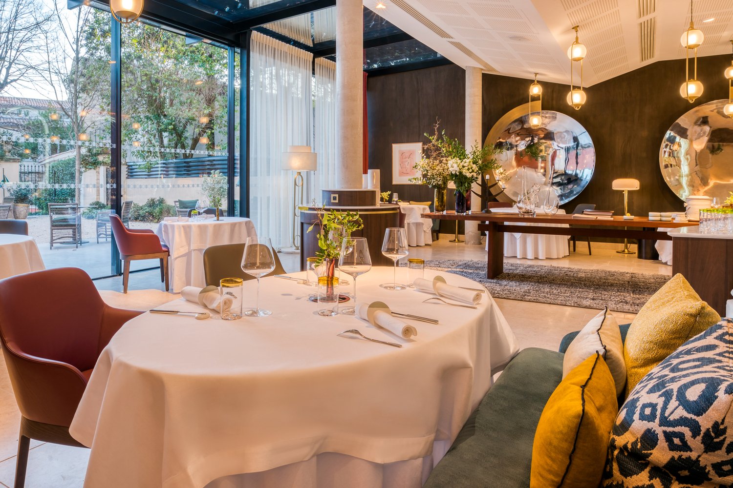 Boutique hôtel design Nîmes Maison Albar L'Imperator 5 étoiles restaurant Duende chef Pierre Gagnaire Chef Nicolas Fontaine