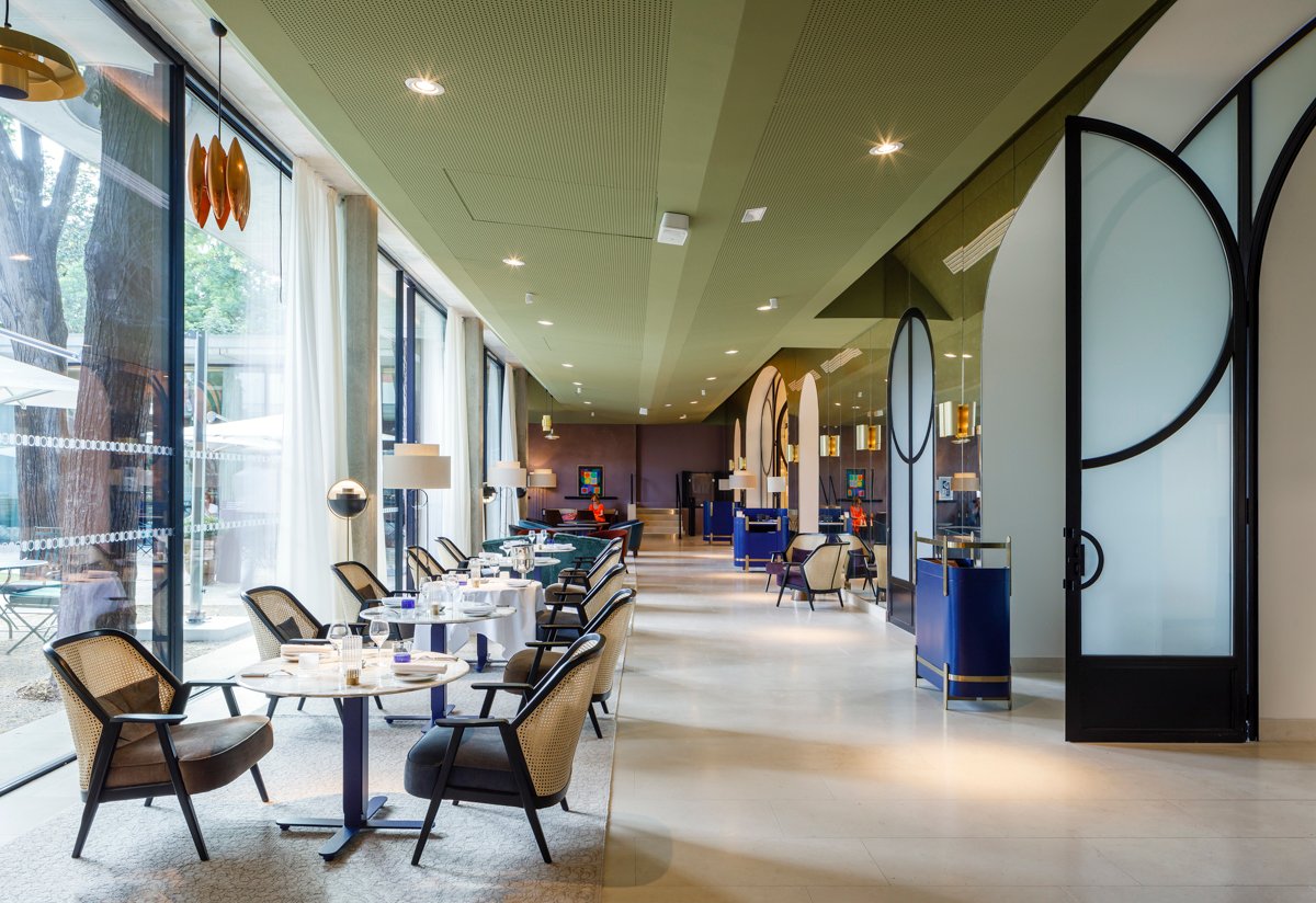 Boutique hôtel design Nîmes Maison Albar L'Imperator 5* Bar Hemingway