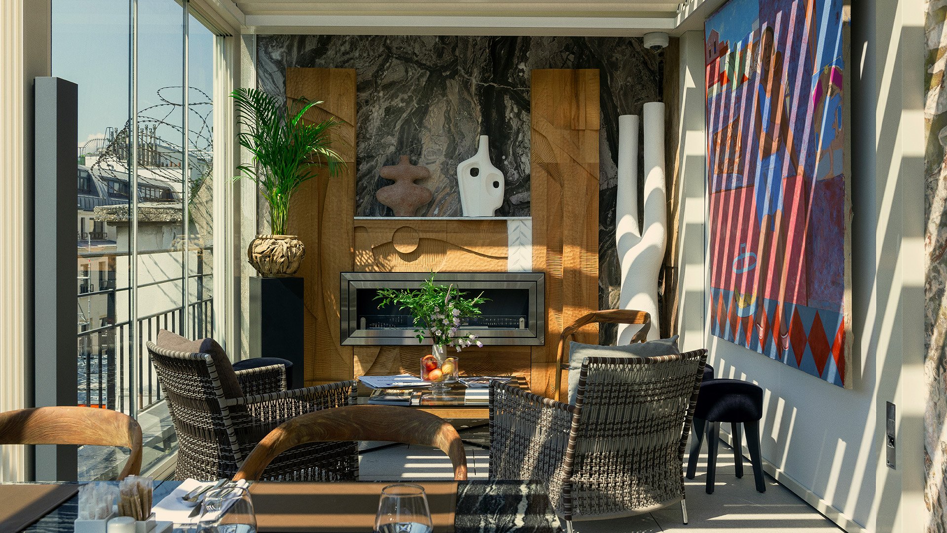 The One Alma Paris - Paris, Ile-de-France - Salon/Rooftop