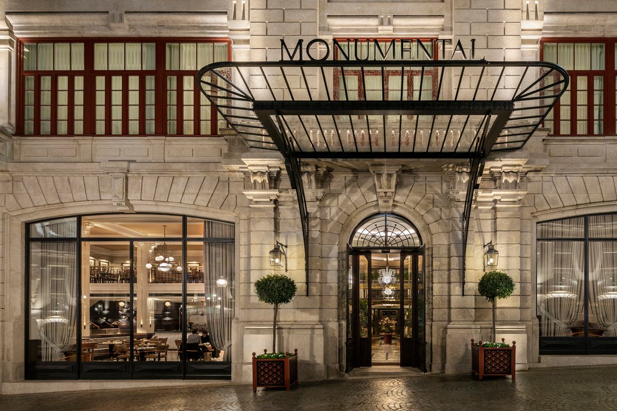 Boutique hôtel design Porto Maison Albar Le Monumental Palace 5 étoiles chef étoilé Julien Montbabut restaurant gastronomique Le Monument spa nuxe piscine