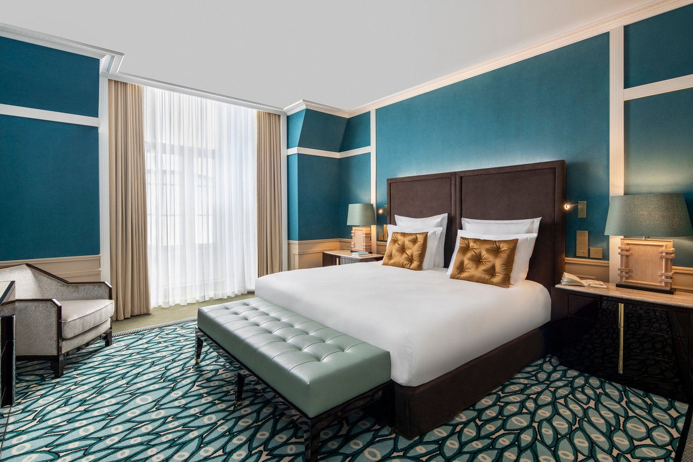 Boutique hôtel design Porto Maison Albar Le Monumental Palace 5 étoiles chambre suite