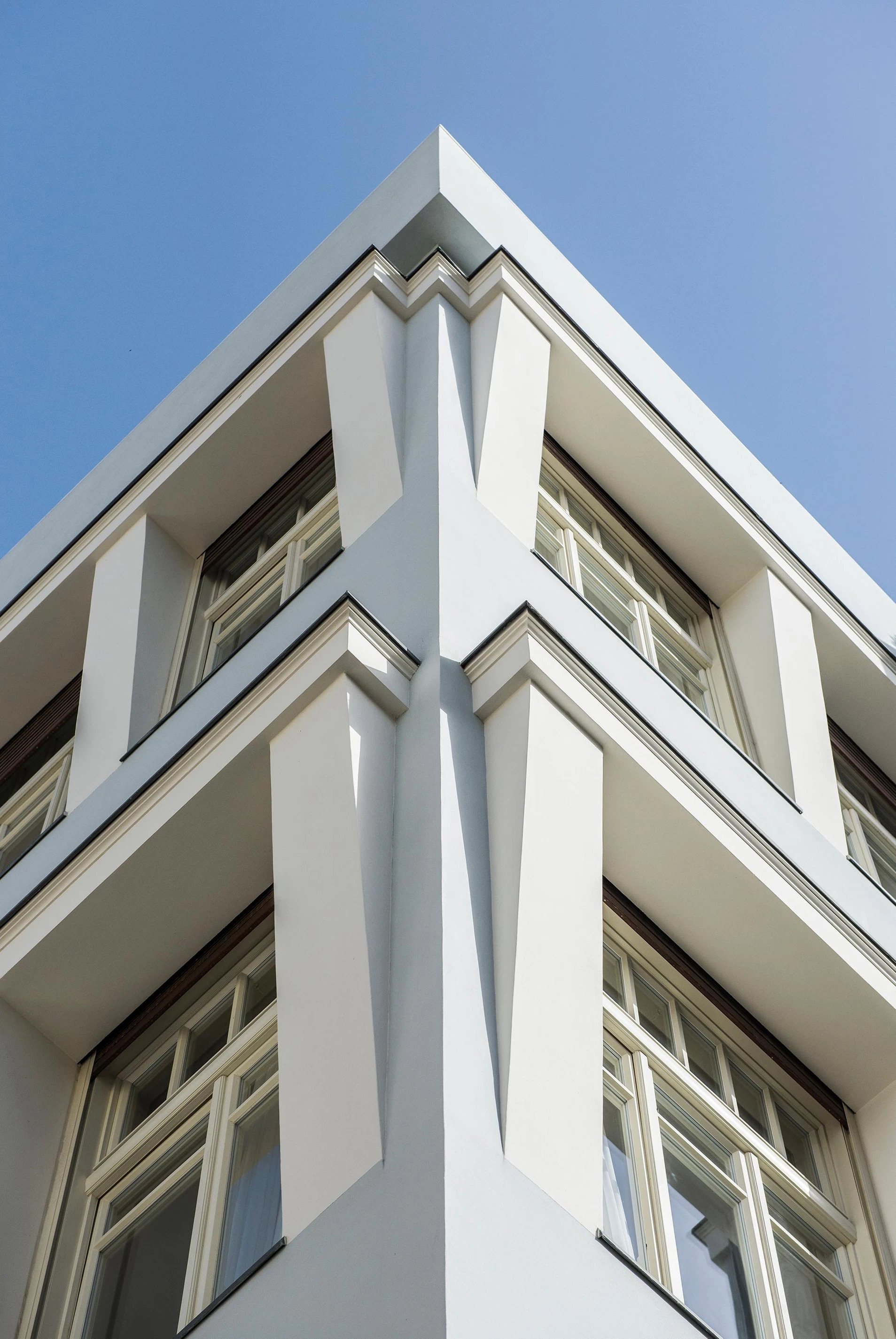 Hôtel de luxe The Norman Tel Aviv Israel façade détail