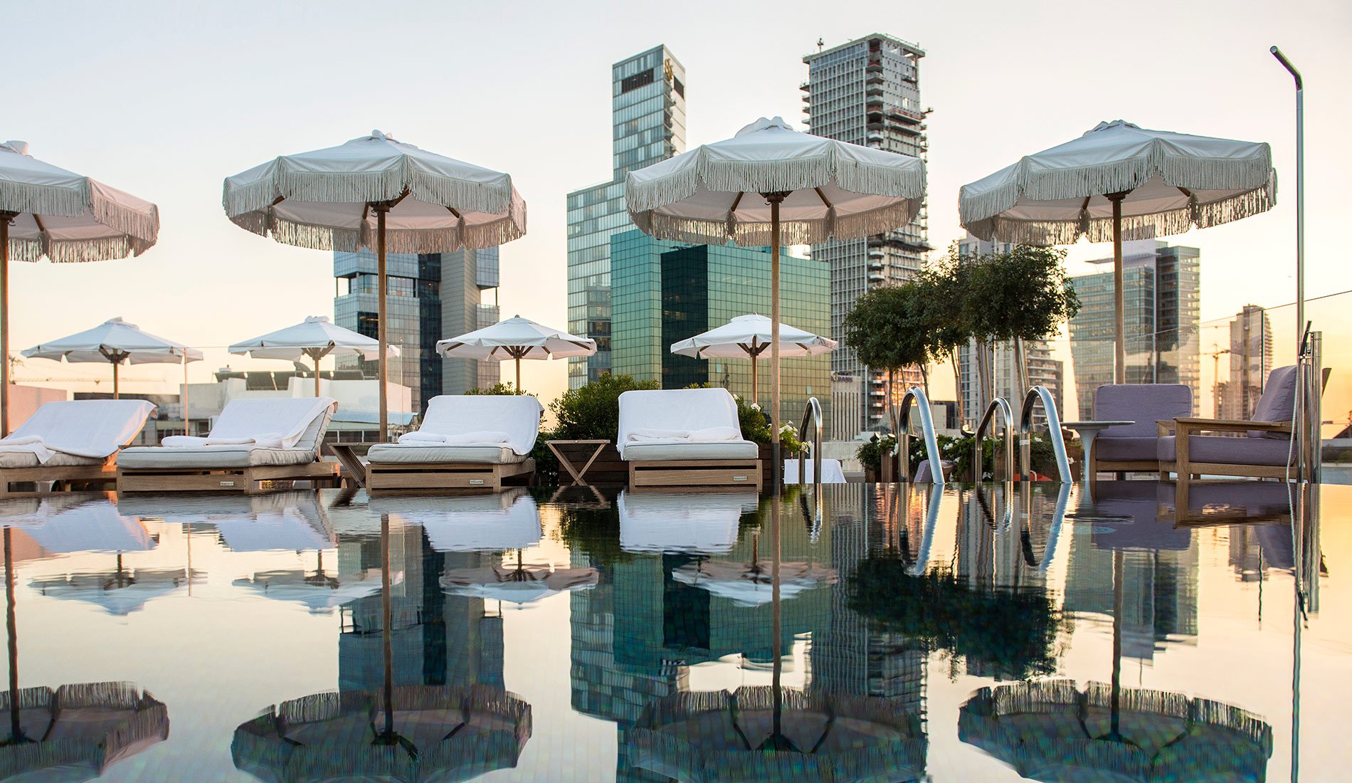 Hôtel de luxe The Norman Tel Aviv Israel Piscine à débordement